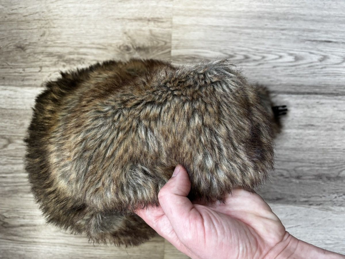 Other Lemon Collection Faux Fur Ushanka Hat | Y2K Danish Design Size ONE SIZE - 3 Thumbnail