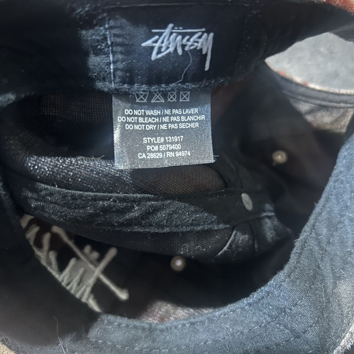 Stussy Stussy Big Logo Plaid Low Pro Cap Size ONE SIZE - 6 Thumbnail