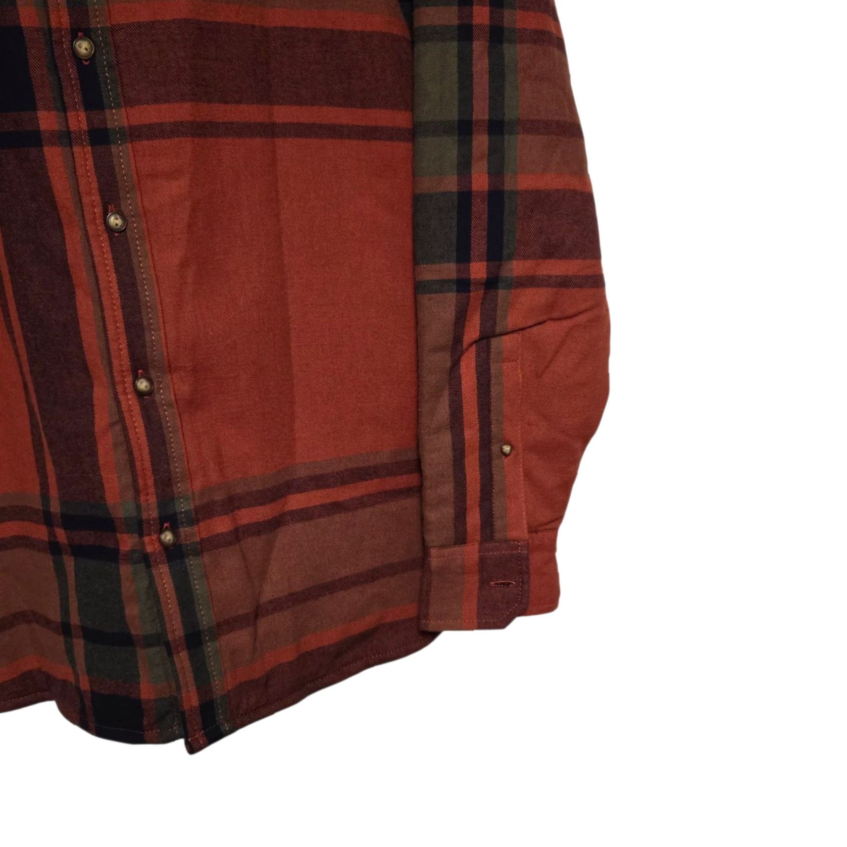 Levi's VINTAGE Levi's Flannel Jacket Mens M Red Brown Plaid Lined Cotton Jacket Size US M / EU 48-50 / 2 - 4 Thumbnail