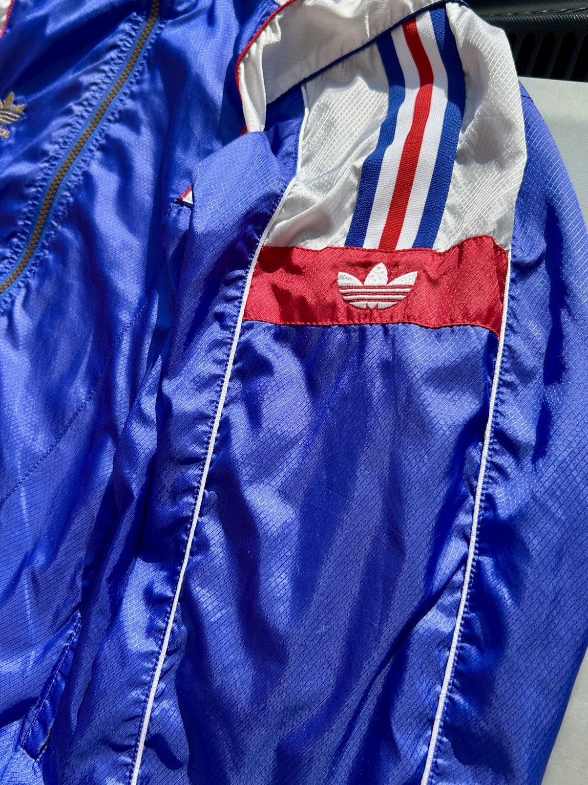 Vintage Vintage 90s Adidas Japan Descente Zipper Bomber Jacket Size US L / EU 52-54 / 3 - 22 Thumbnail