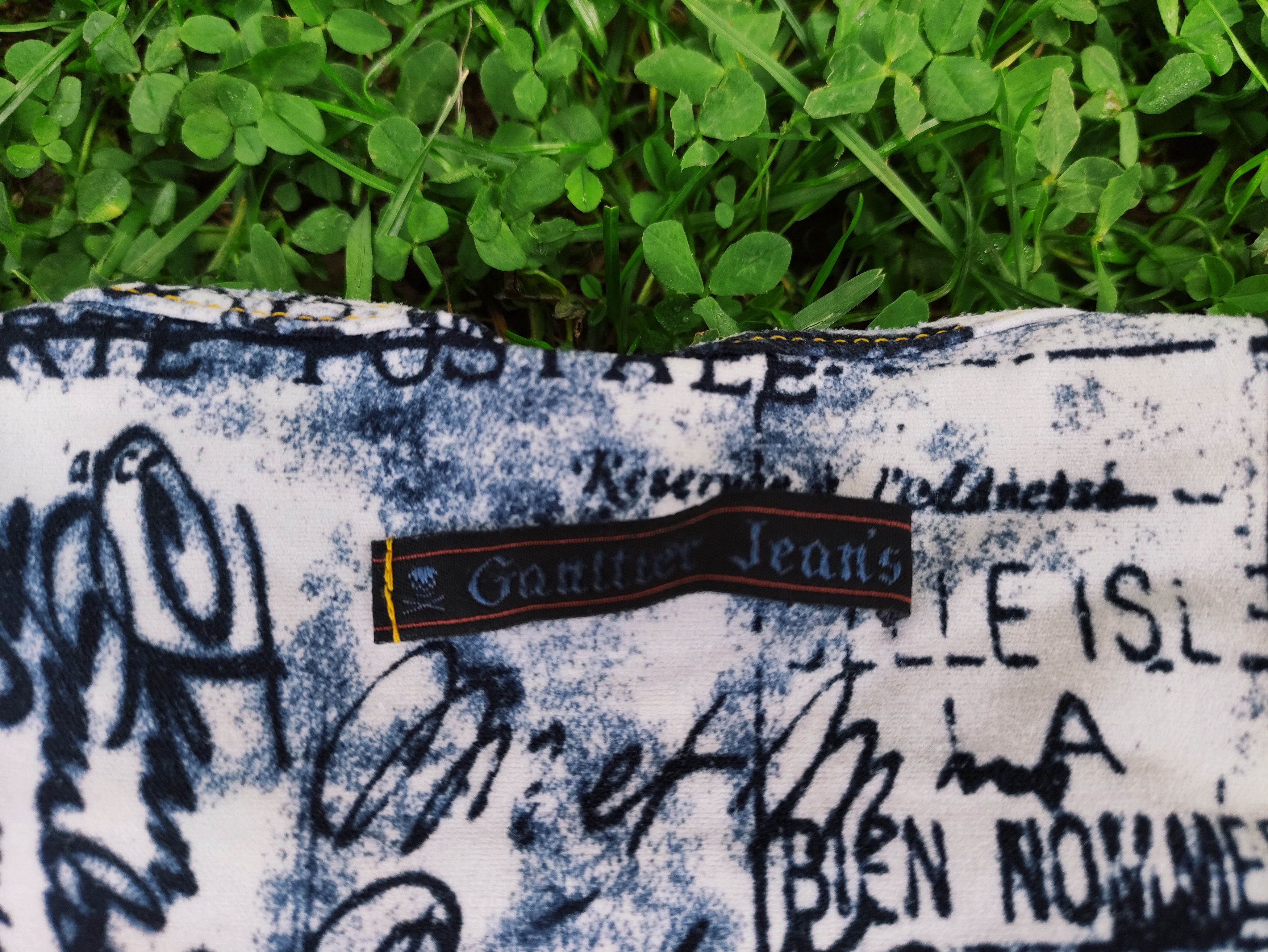 Jean Paul Gaultier Jean Paul Gaultier Postcard Tattoo Mail Stamp Top tee Cami Size S / US 4 / IT 40 - 8 Thumbnail