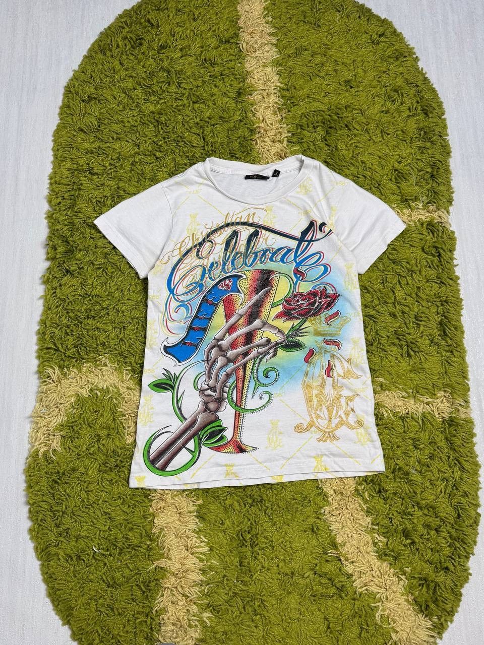 Christian Audigier VINTAGE ED HARDY T-SHIRT TEE AUDIGIER SZ L Size M / US 6-8 / IT 42-44 - 1 Thumbnail
