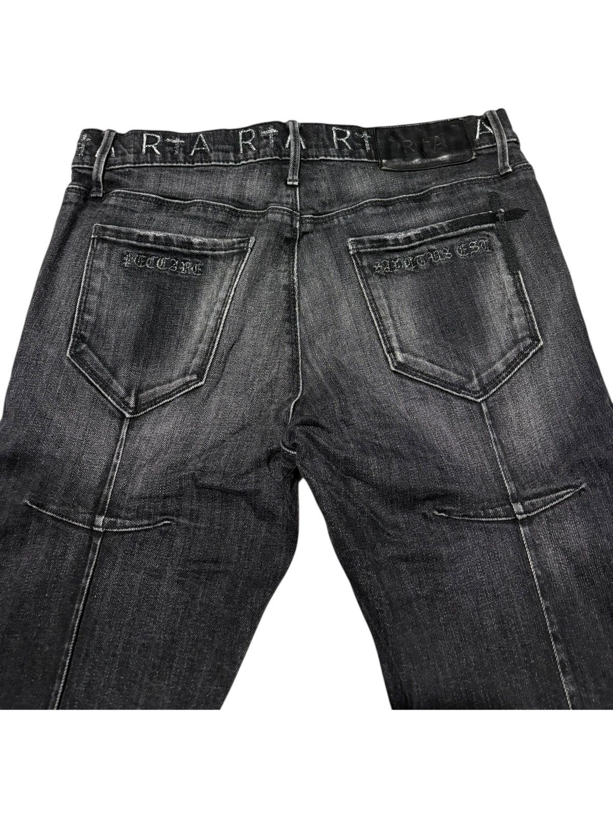 Rta 28 RTA Bryant Distressed Jeans Logo Gothic cross denim vtg Size US 28 / EU 44 - 2 Thumbnail