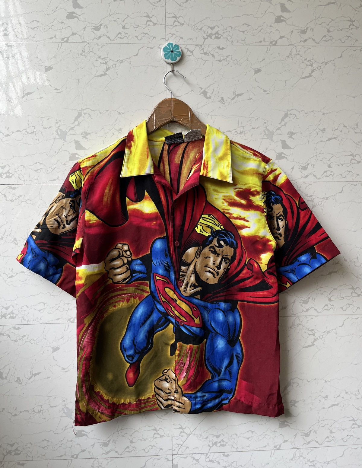 DC Comics Rare Vintage DC Superman Shirt (Warner Bros. Official) Size US S / EU 44-46 / 1 - 1 Thumbnail