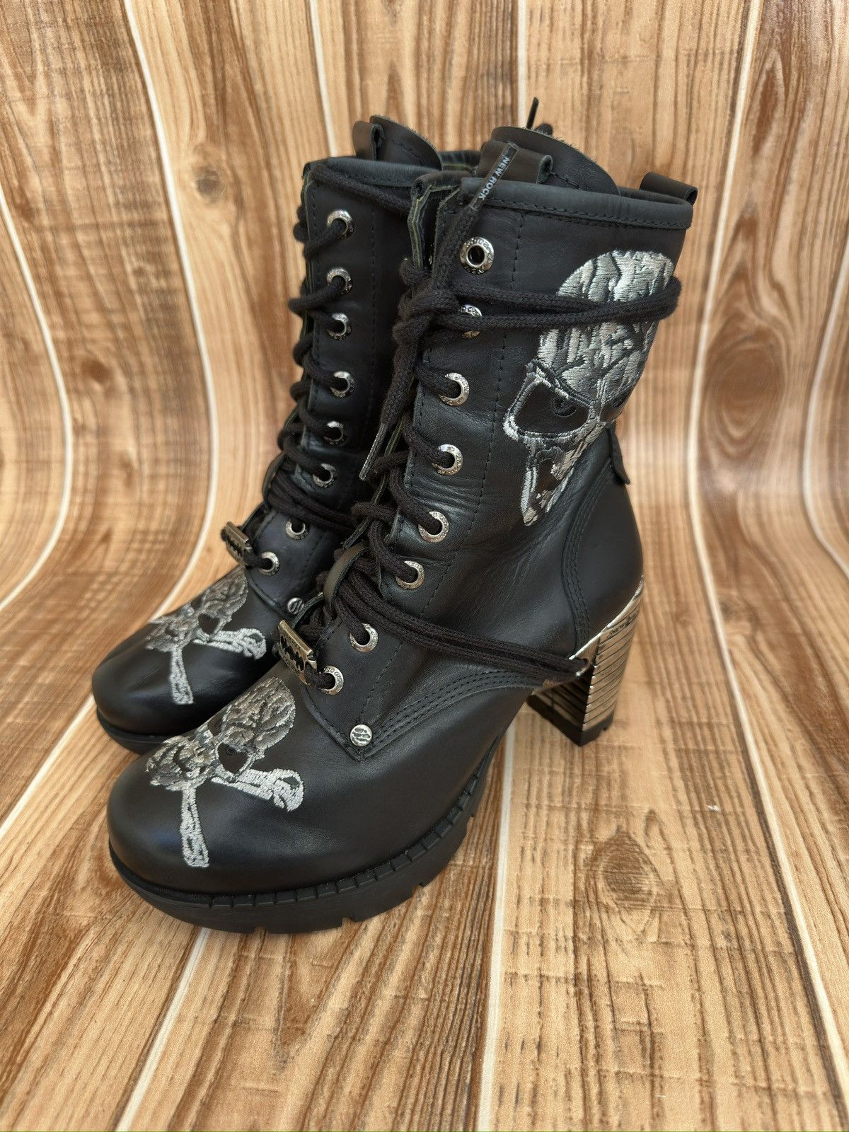 New Rock New Rock TR079-S4 Model Skull Size US 7 / IT 37 - 3 Thumbnail