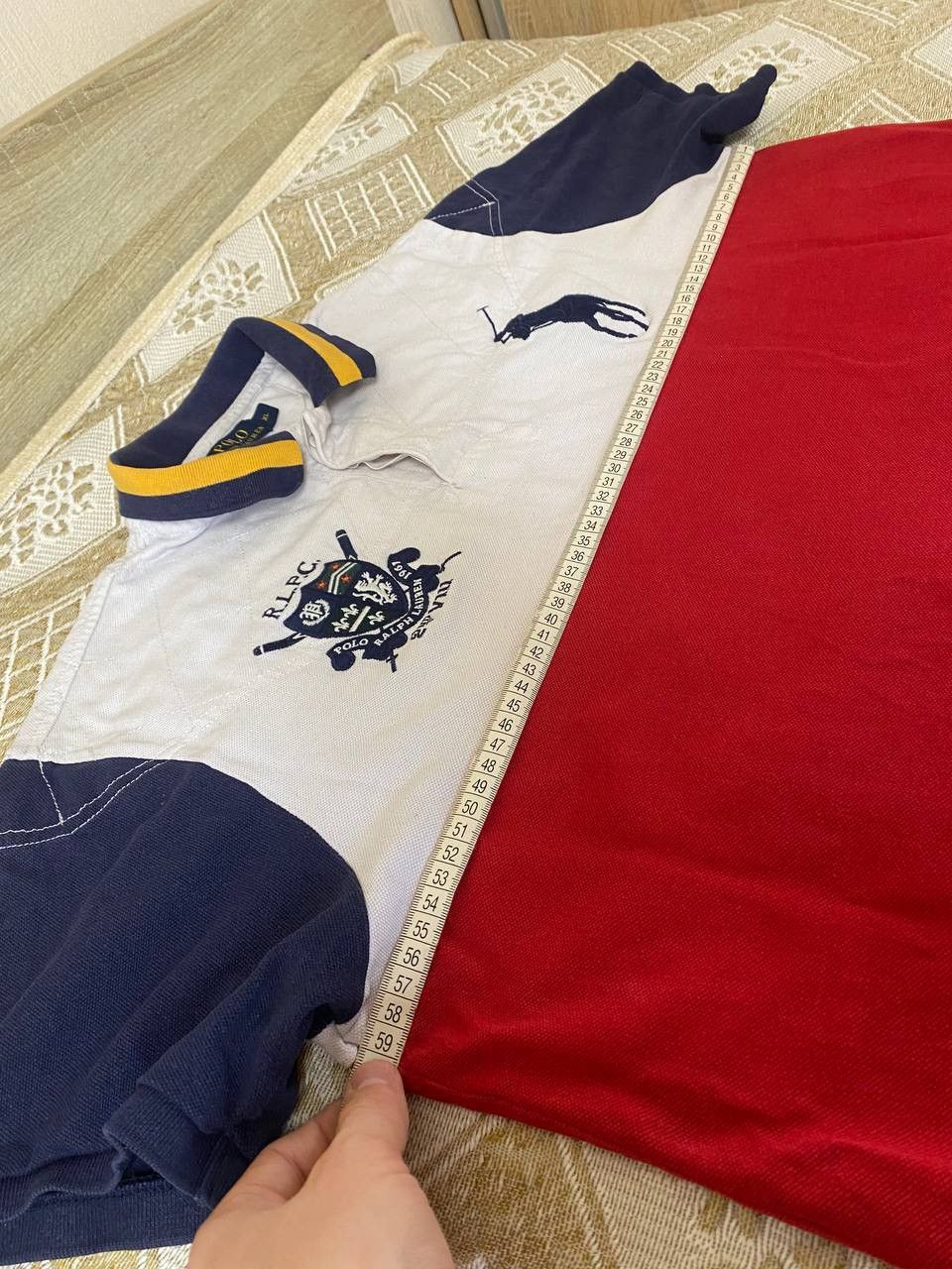 Polo Ralph Lauren 🔥 Ralph Lauren Club Chief Keef Y2K Polo T Shirt Big Logo Size US XL / EU 56 / 4 - 14 Thumbnail