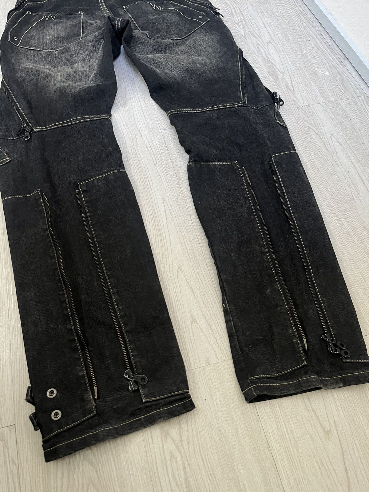 Japanese Brand × PPFM Vintage PPFM Multizipper Bondage punk ‘like undercover’Jeans Size US 34 / EU 50 - 9 Thumbnail