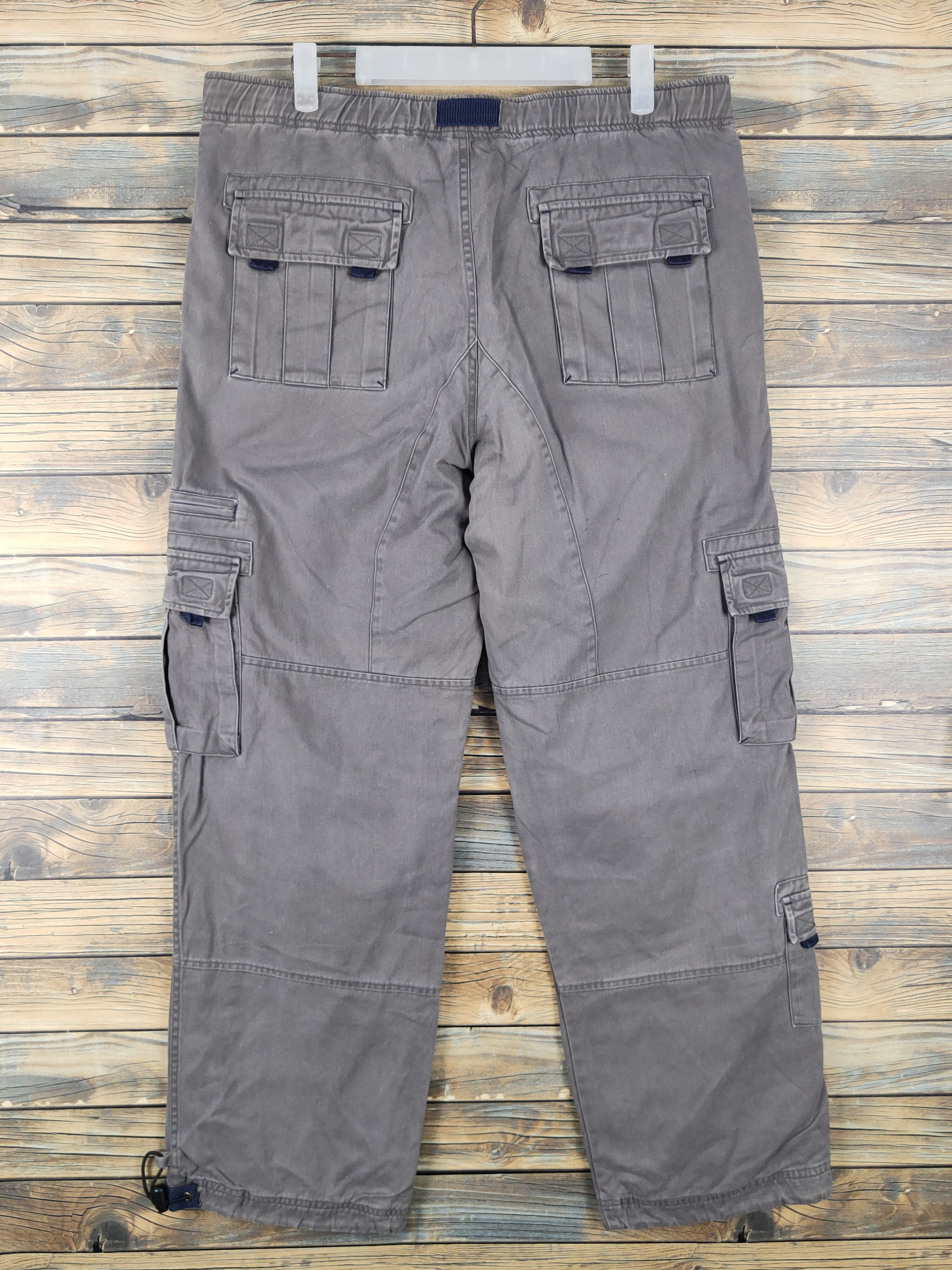 Japanese Brand B.C Factory Gray Multipocket Tactical Cargo Pants#W1426 Size US 35 - 9 Thumbnail