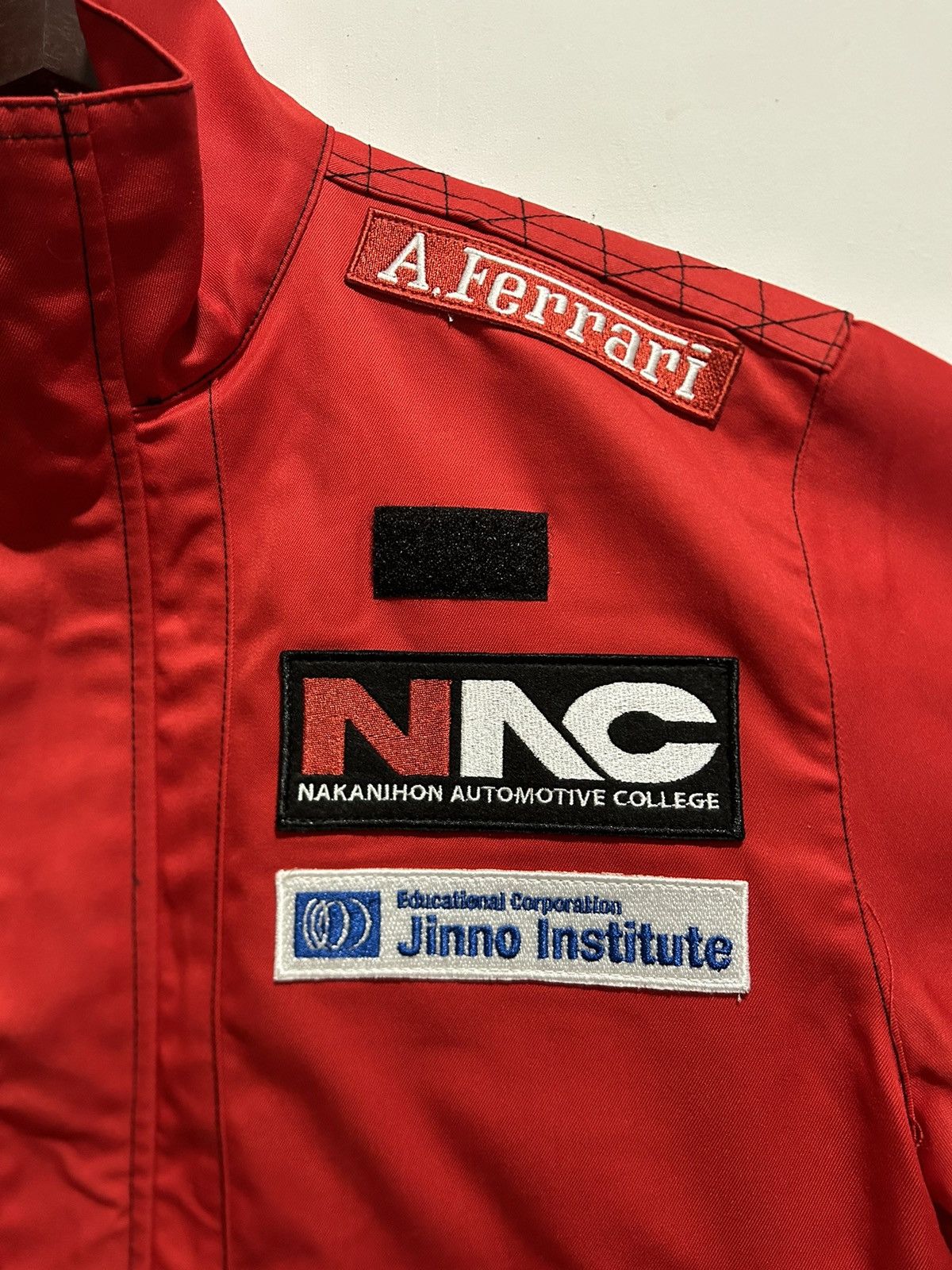 Vintage Vintage 2000s Ferrari Racing Team College Jacket Size US L / EU 52-54 / 3 - 7 Thumbnail