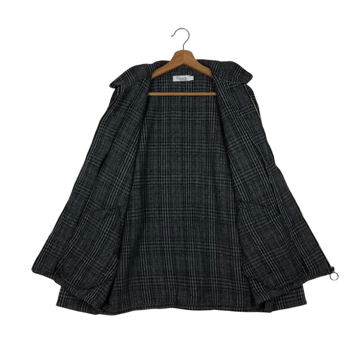 In The Attic 🔥VINTAGE ZIPPER BIKER JACKET IN THE ATTIC TARTAN DESIGN Size US L / EU 52-54 / 3 - 14 Thumbnail