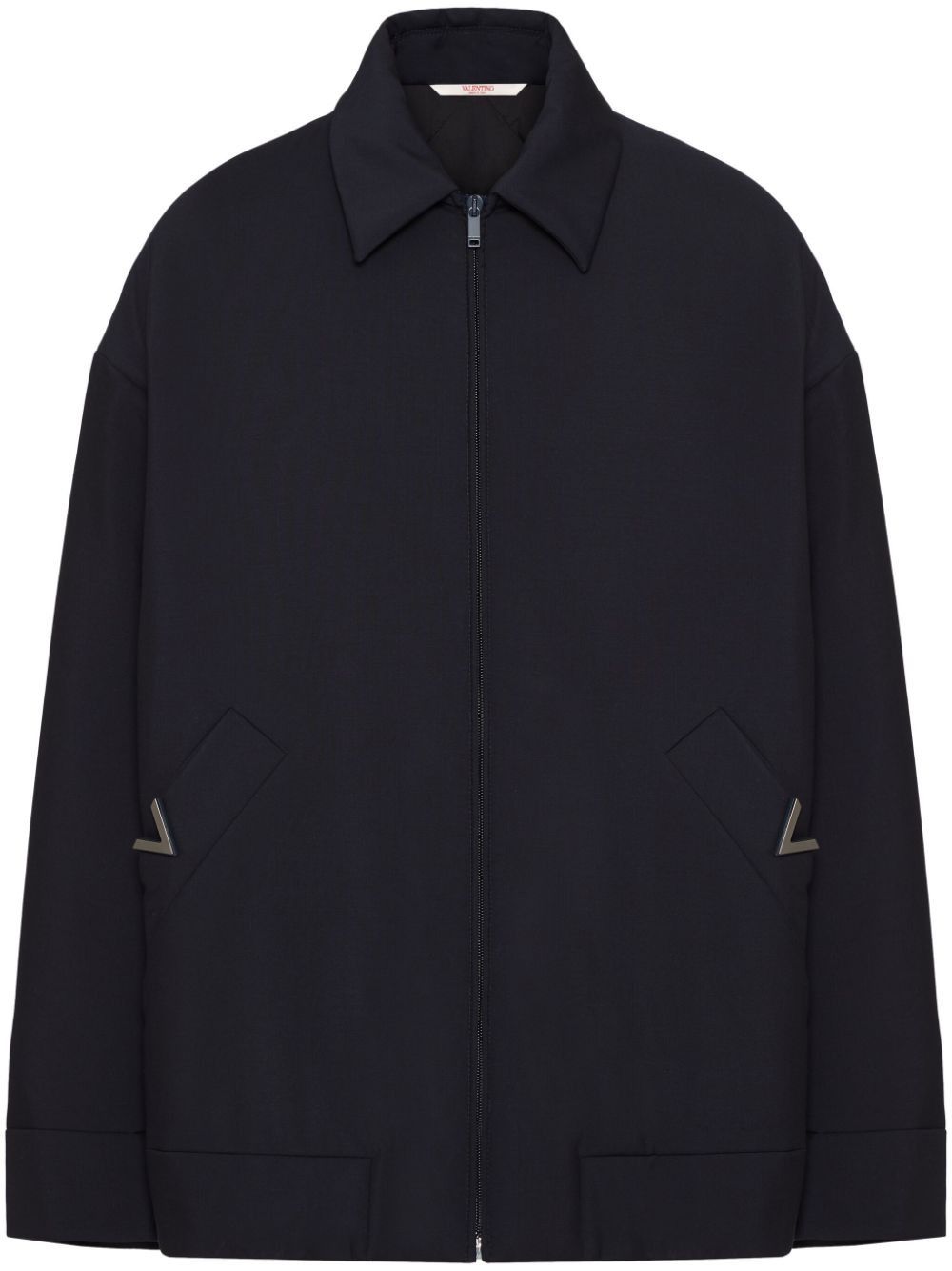 Valentino V DETAIL WOOL CABAN Size US S / EU 44-46 / 1 - 1 Thumbnail