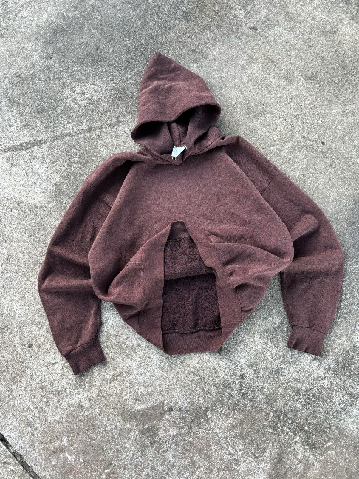 Vintage Faded Discus Athletic Hoodie Brown Size US M / EU 48-50 / 2 - 5 Thumbnail