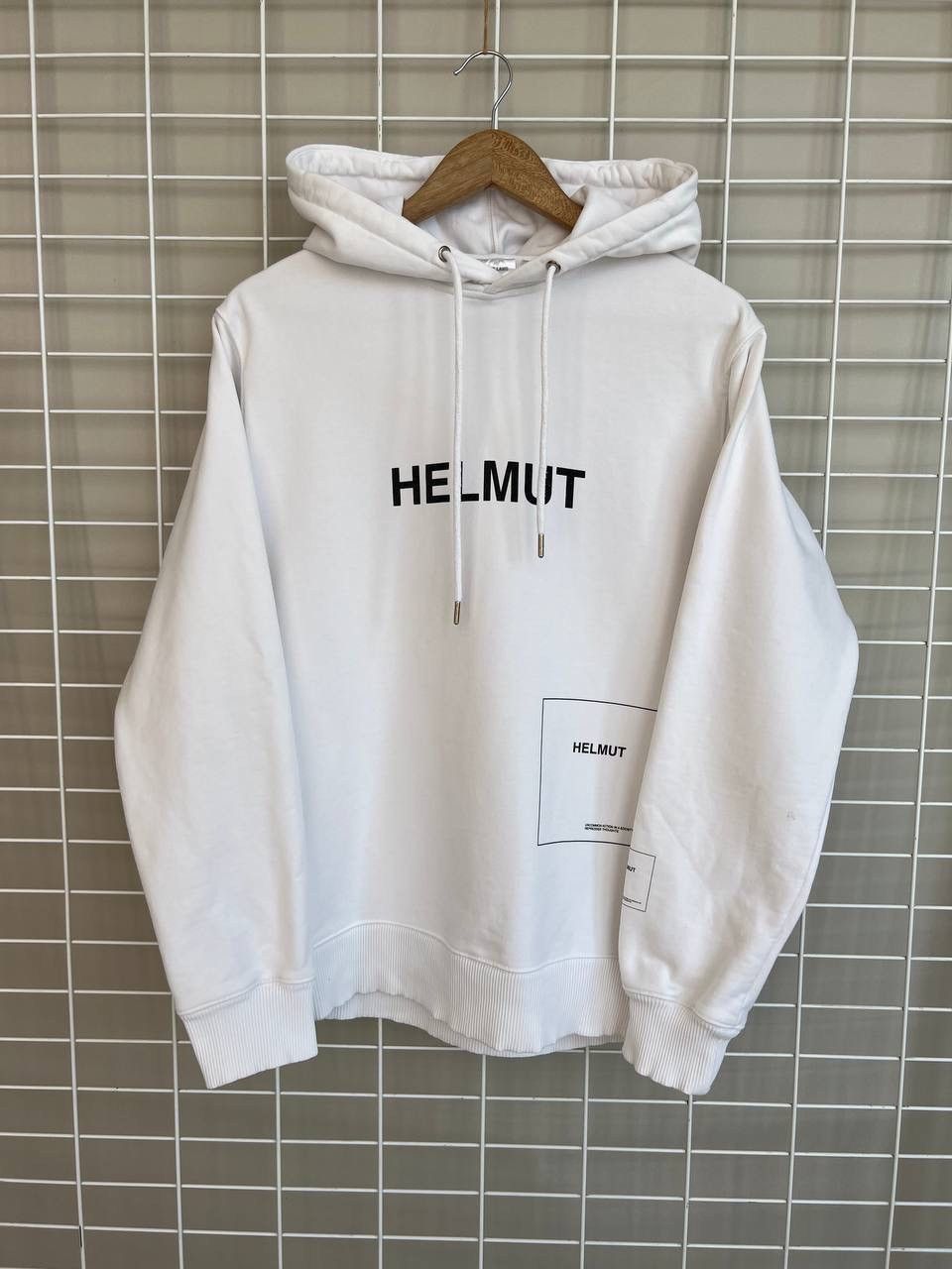 Helmut Lang Helmut Lang Index Hoodie Mens Size M Long Sleeve Sweatshirt Size US M / EU 48-50 / 2 - 1 Thumbnail