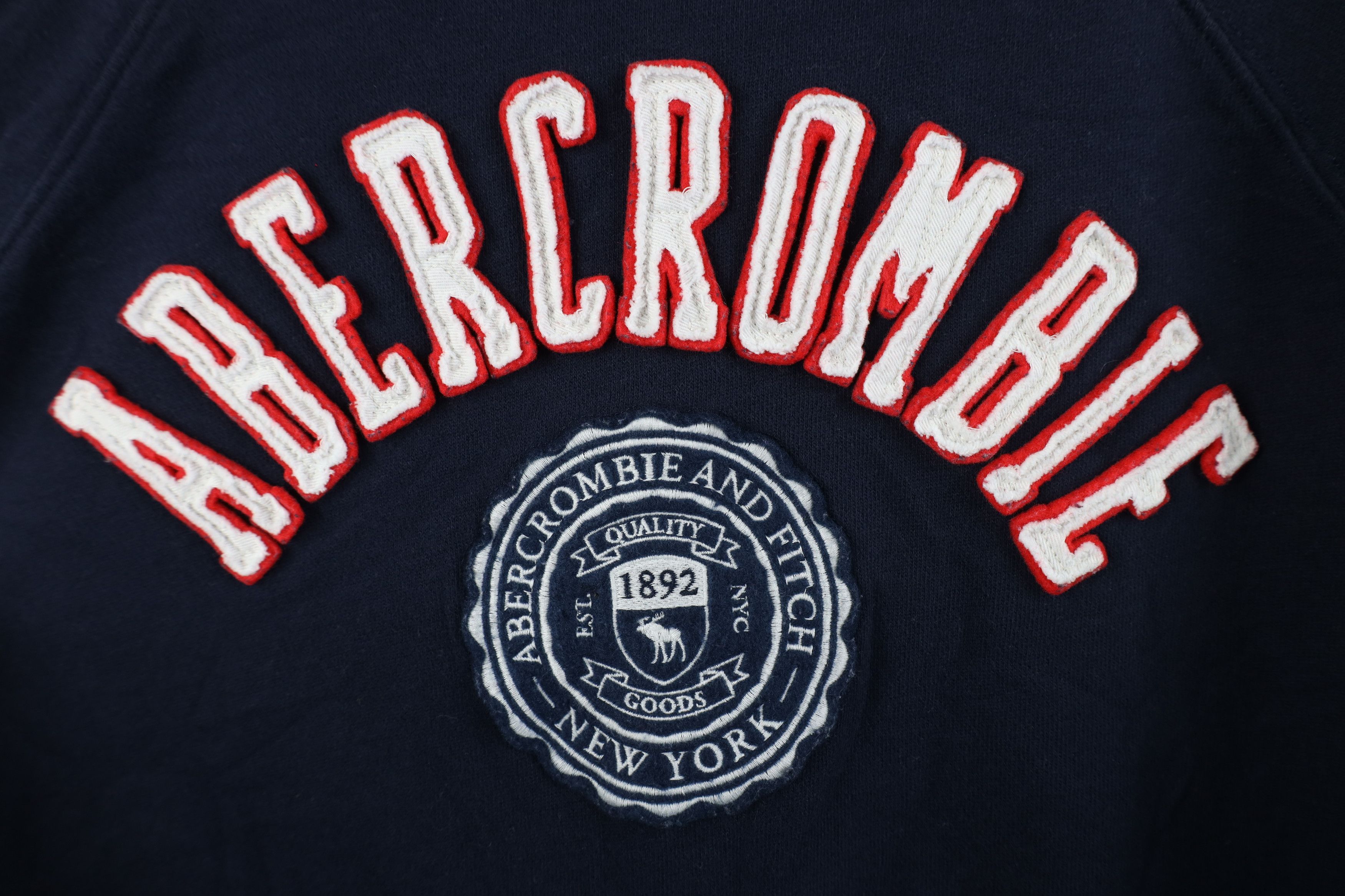 Abercrombie & Fitch Vintage 90s Y2K Abercrombie & Fitch Crewneck Sweatshirt Blue Size XL / US 12-14 / IT 48-50 - 4 Thumbnail