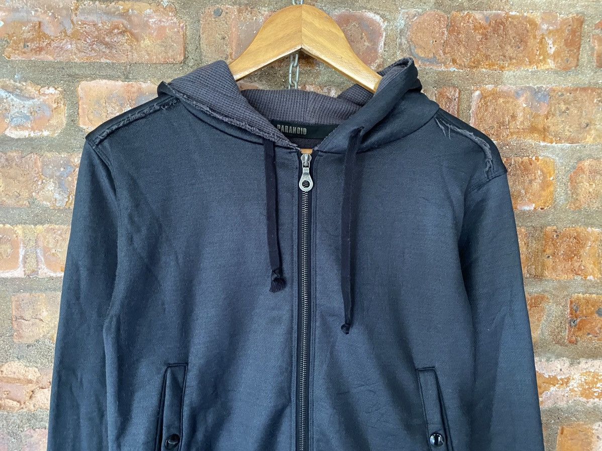 Hysteric Glamour × Japanese Brand × Takahiromiyashita The Soloist. 1990s Paranoid RIRI zipper fringe thermal hoodie Size US XS / EU 42 / 0 - 3 Thumbnail