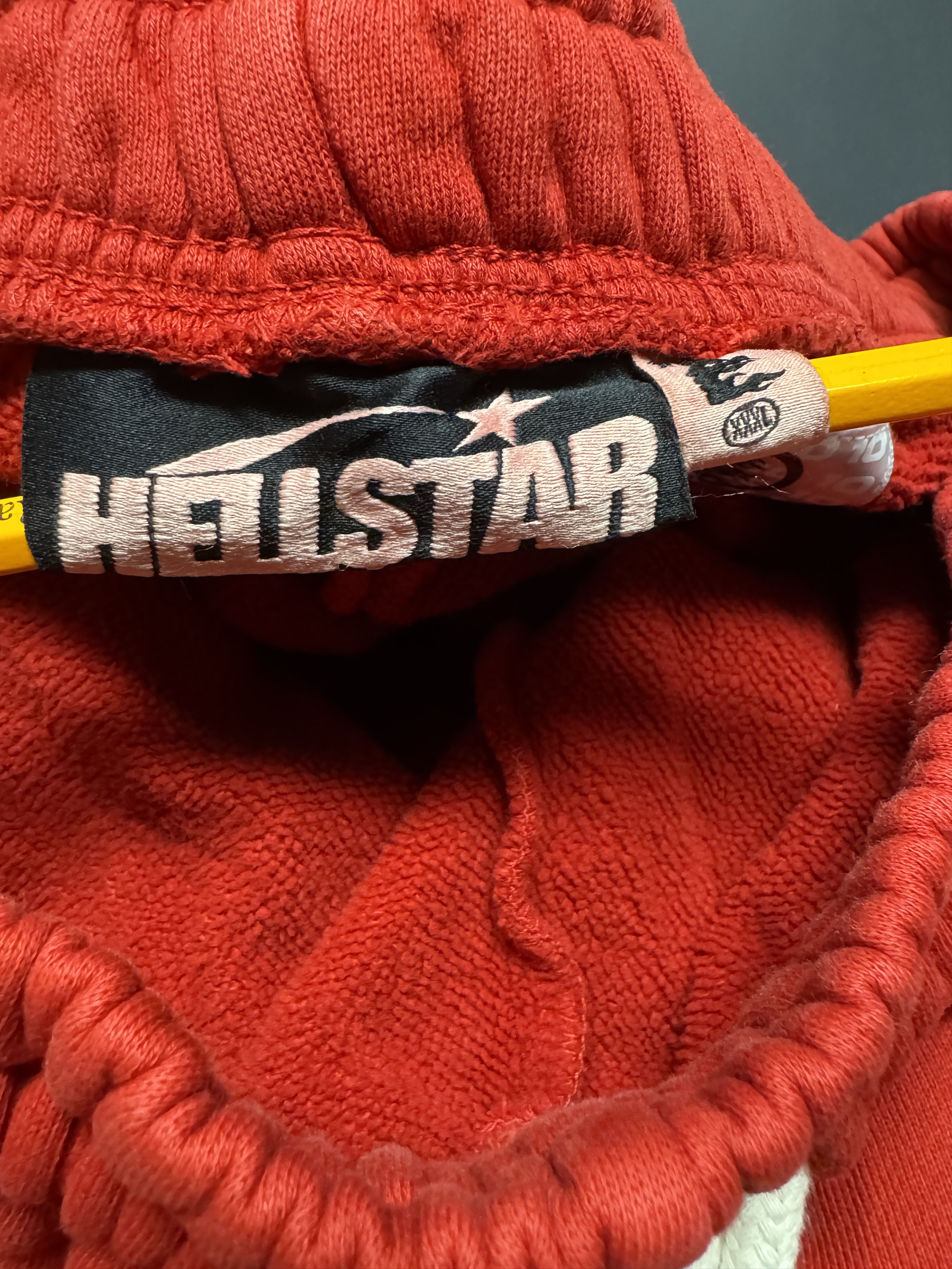 HELLSTAR Hellstar Flame Shorts Red/White CAP 10 Size US 42 / EU 58 - 3 Thumbnail