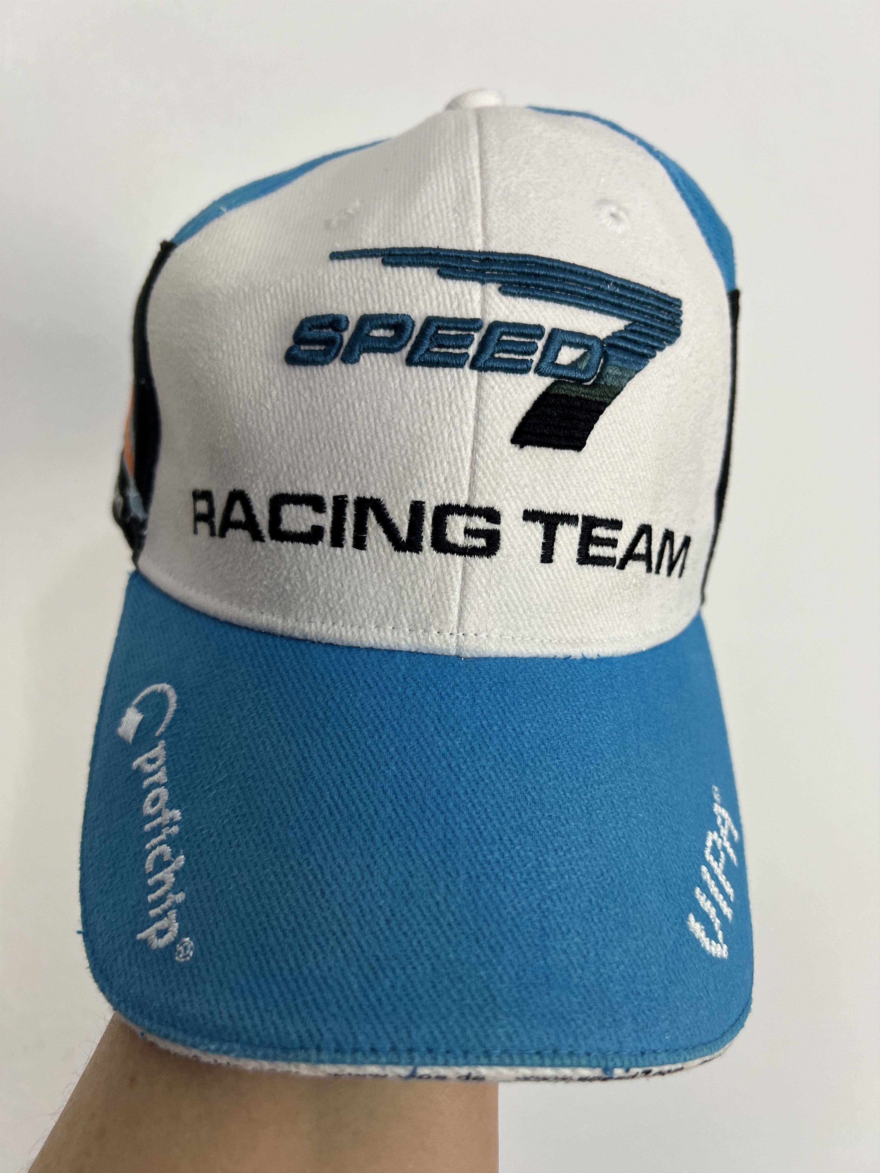 Vintage Vintage Speed 7 Racing Team Vipa Profichip Hat Cap Snapback Size ONE SIZE - 4 Thumbnail