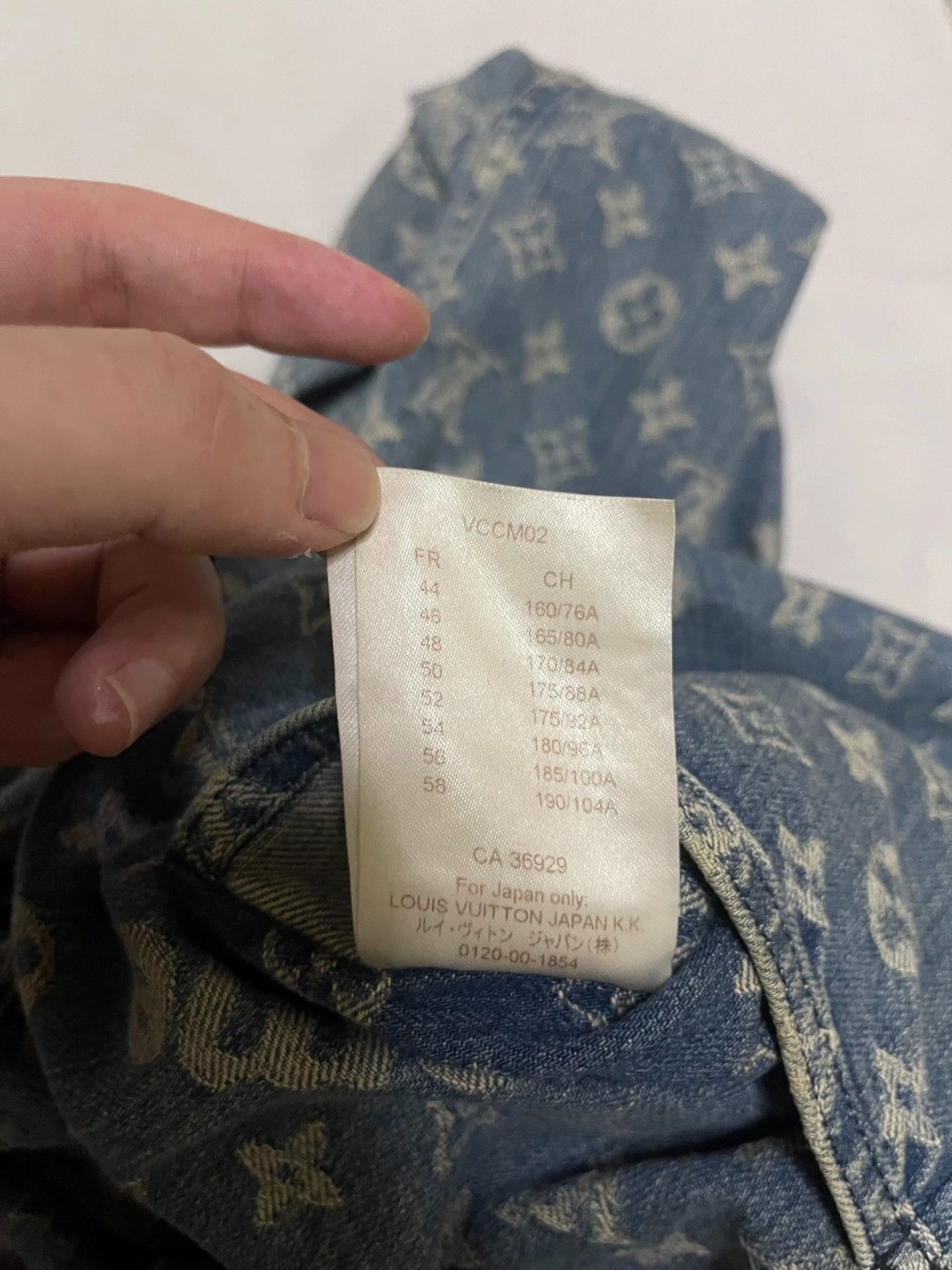 Louis Vuitton Supreme x LV Denim Full Print Monogram Jacket Size 50 Size US M / EU 48-50 / 2 - 9 Thumbnail