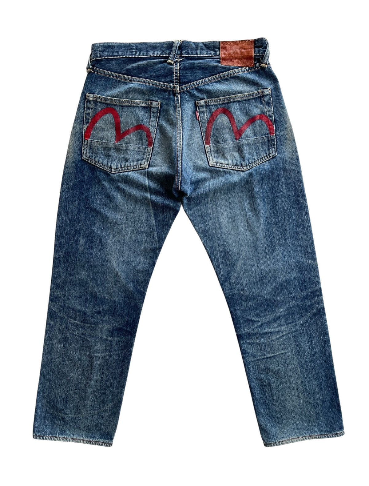 Evisu Vintage Evisu Daicock Distressed Selvedge Denim Size US 32 / EU 48 - 3 Thumbnail
