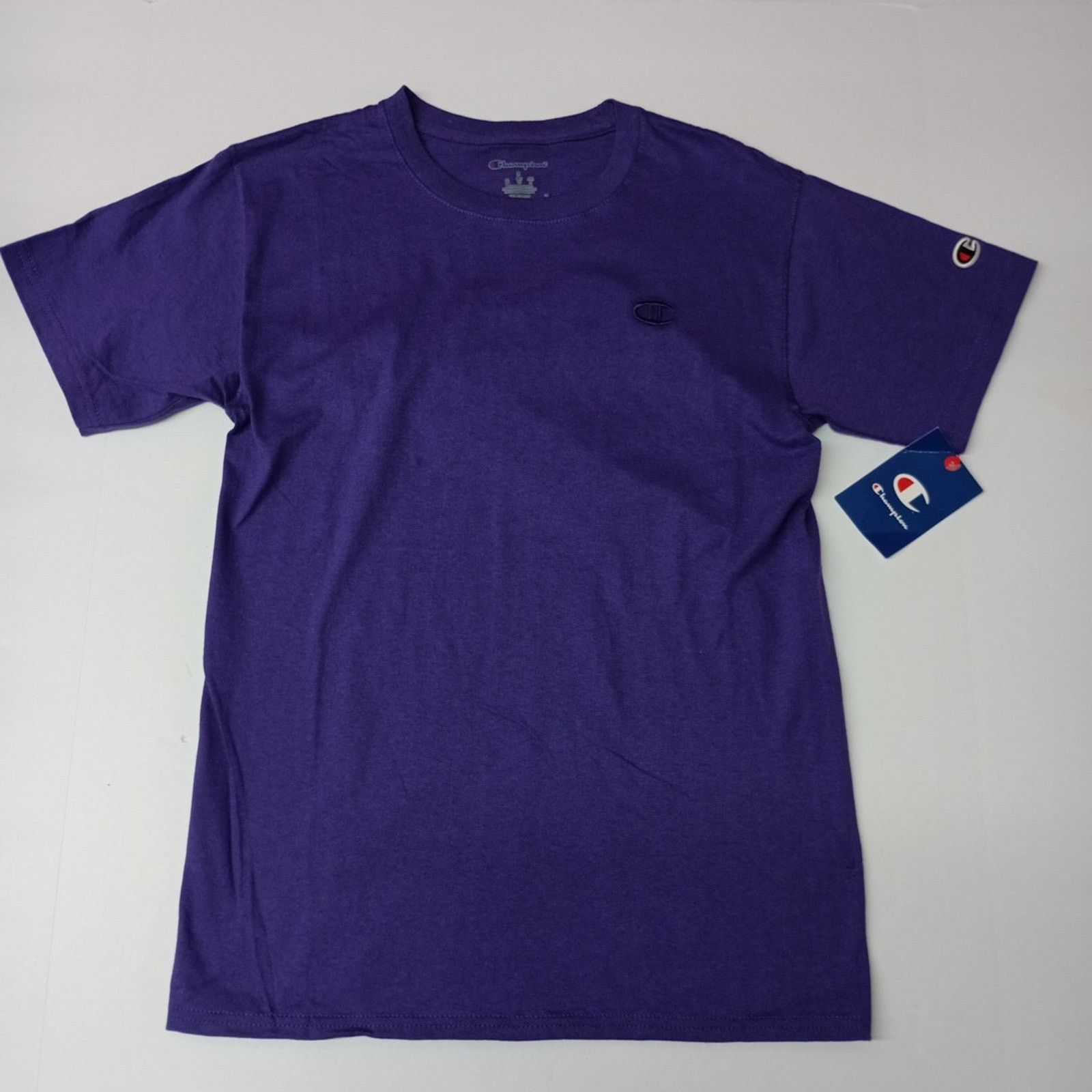 Champion Champion T-Shirt Mens S Purple Embroidered Logo Short Sleeve Size US S / EU 44-46 / 1 - 1 Thumbnail