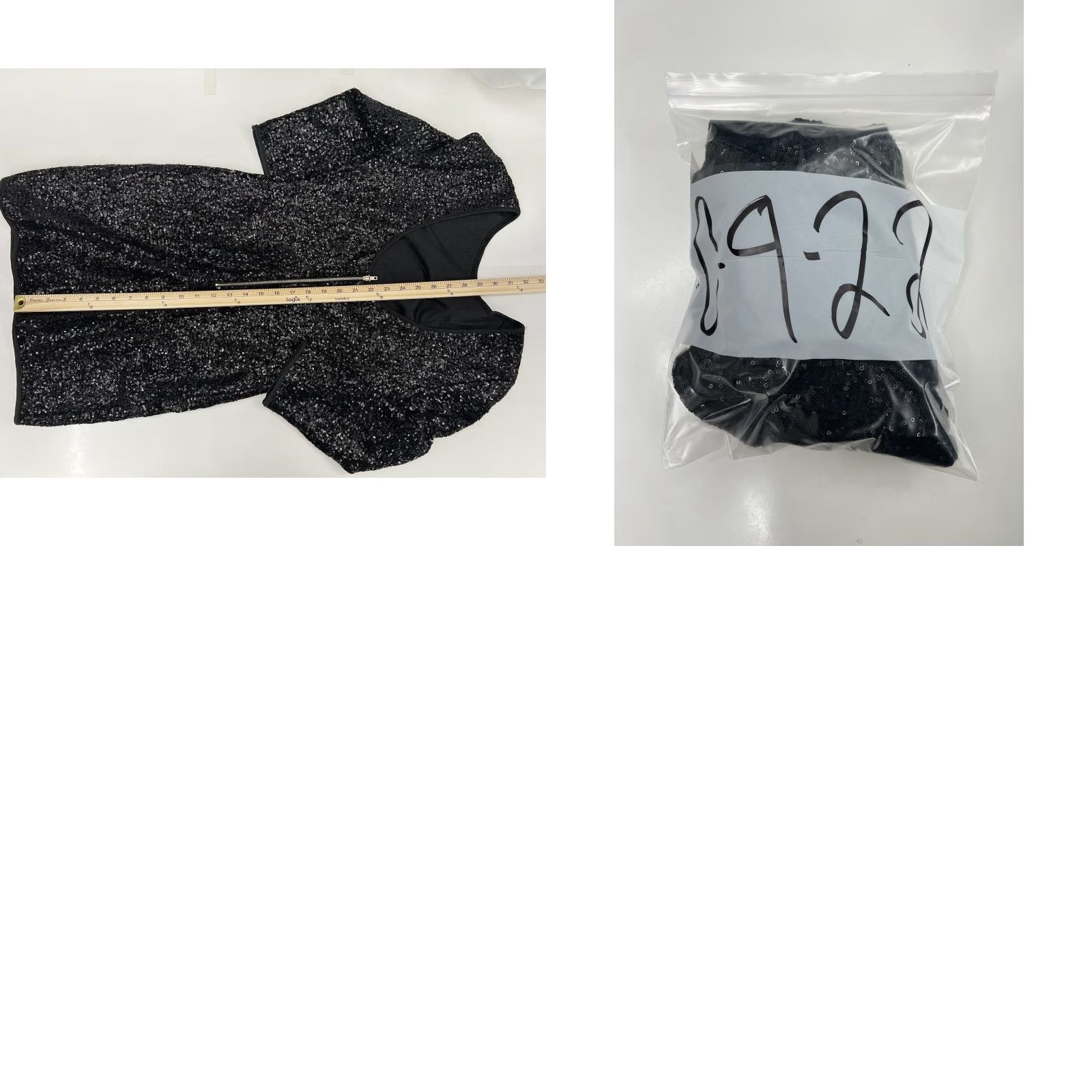 Fashion Nova Womens Fashion Nova Black Sequin Long Sleeve Low Back Dress Size Small Size S / US 4 / IT 40 - 9 Thumbnail