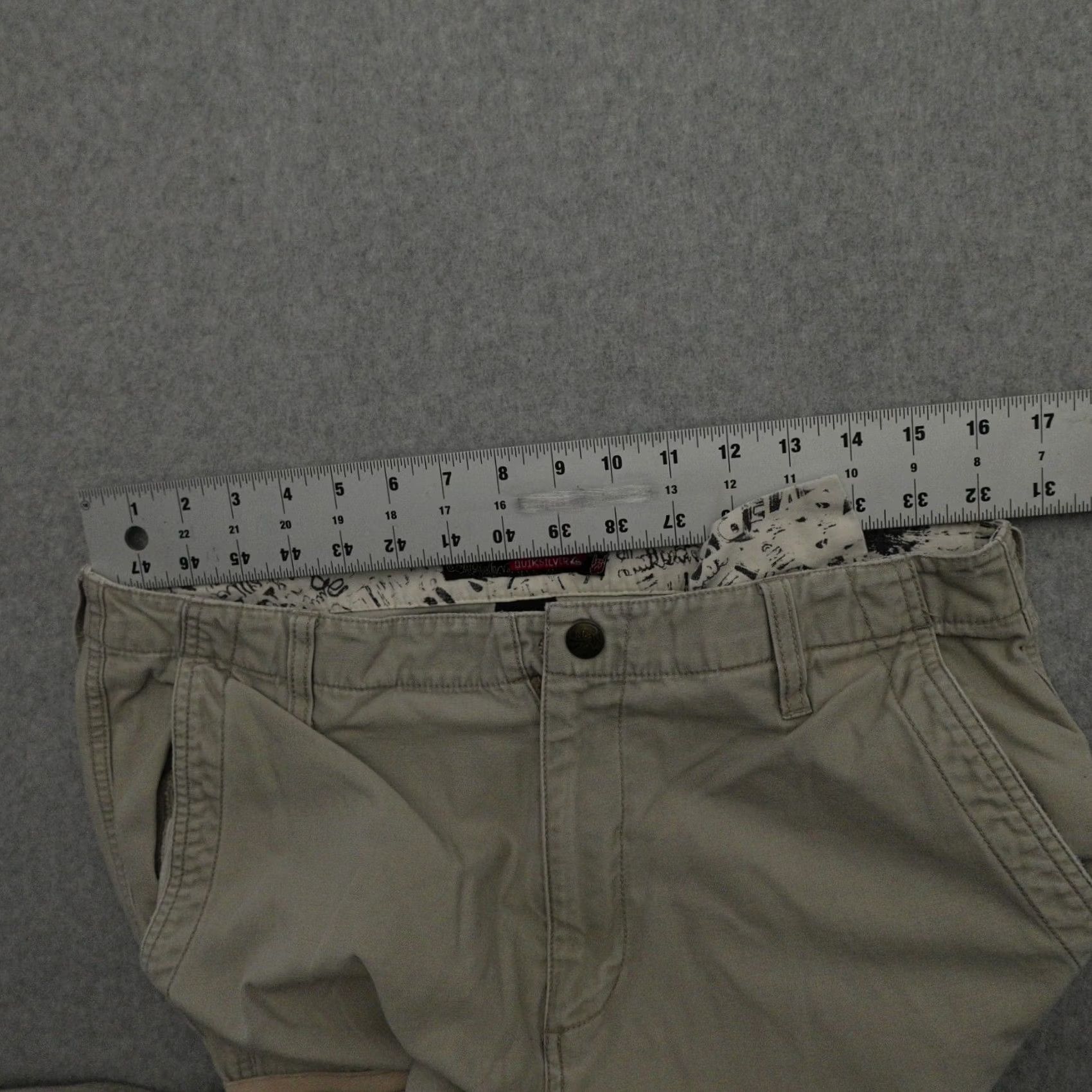 Quiksilver VTG 90s QUICKSILVER Mens 32 (32X26) Baggy Cargo Pants Carpenter Rave Skate Shirt Size US 32 / EU 48 - 7 Thumbnail