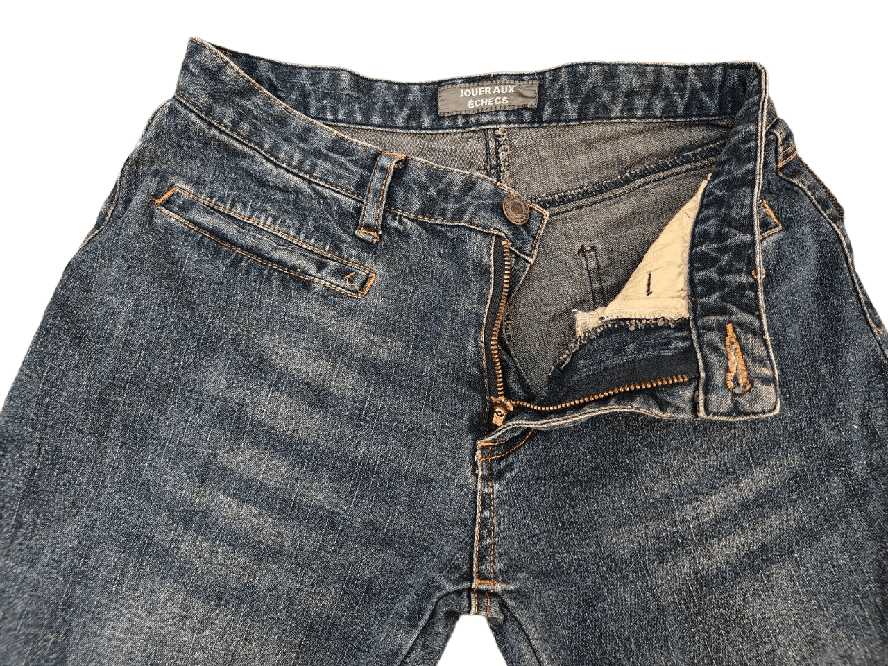 If Six Was Nine Jouer Aux Echecs Flare Denim Size 26" / US 2 / IT 38 - 4 Thumbnail