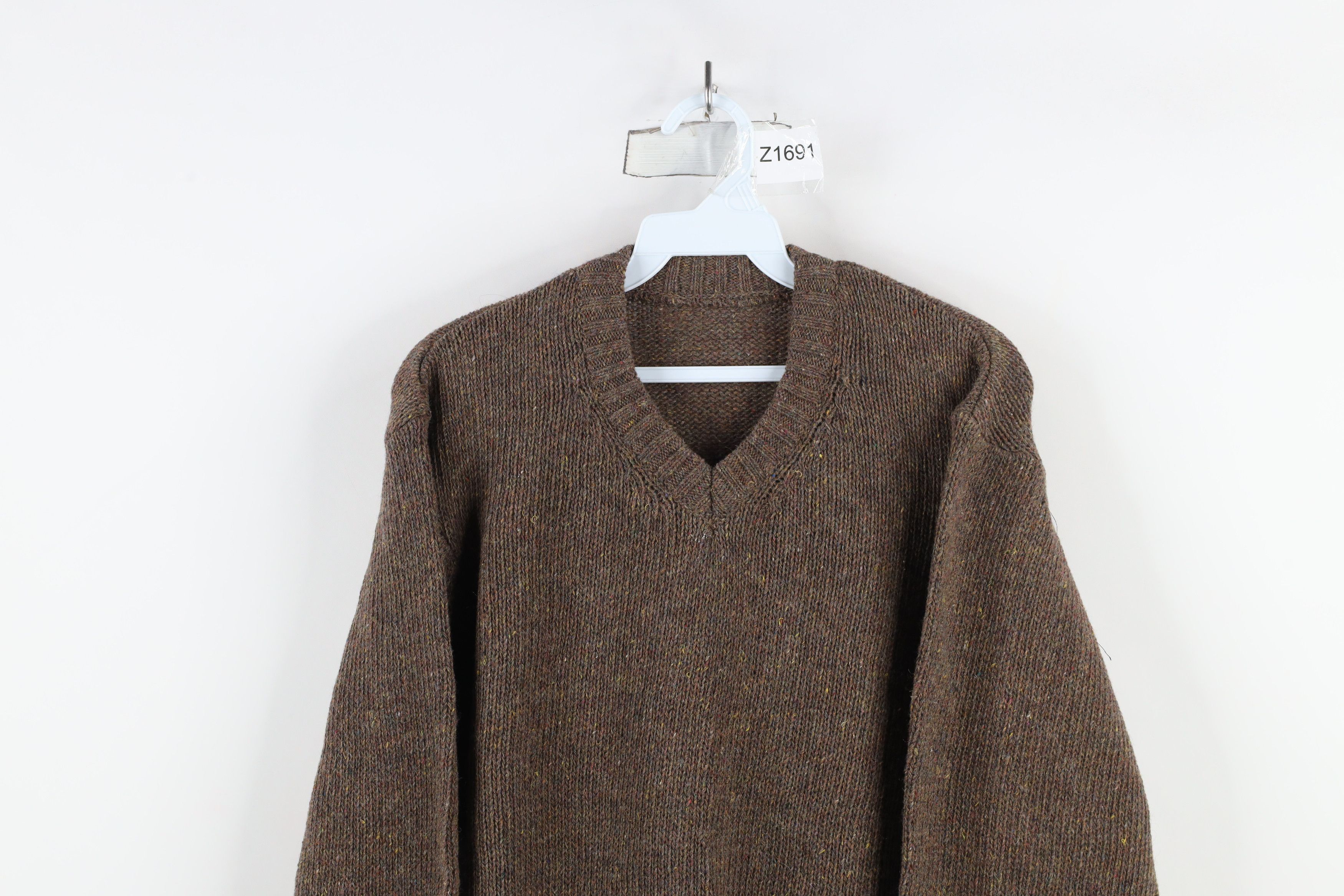 Vintage Vintage 90s Streetwear Rainbow Fleck Wool Blend Knit Sweater Size US S / EU 44-46 / 1 - 2 Thumbnail