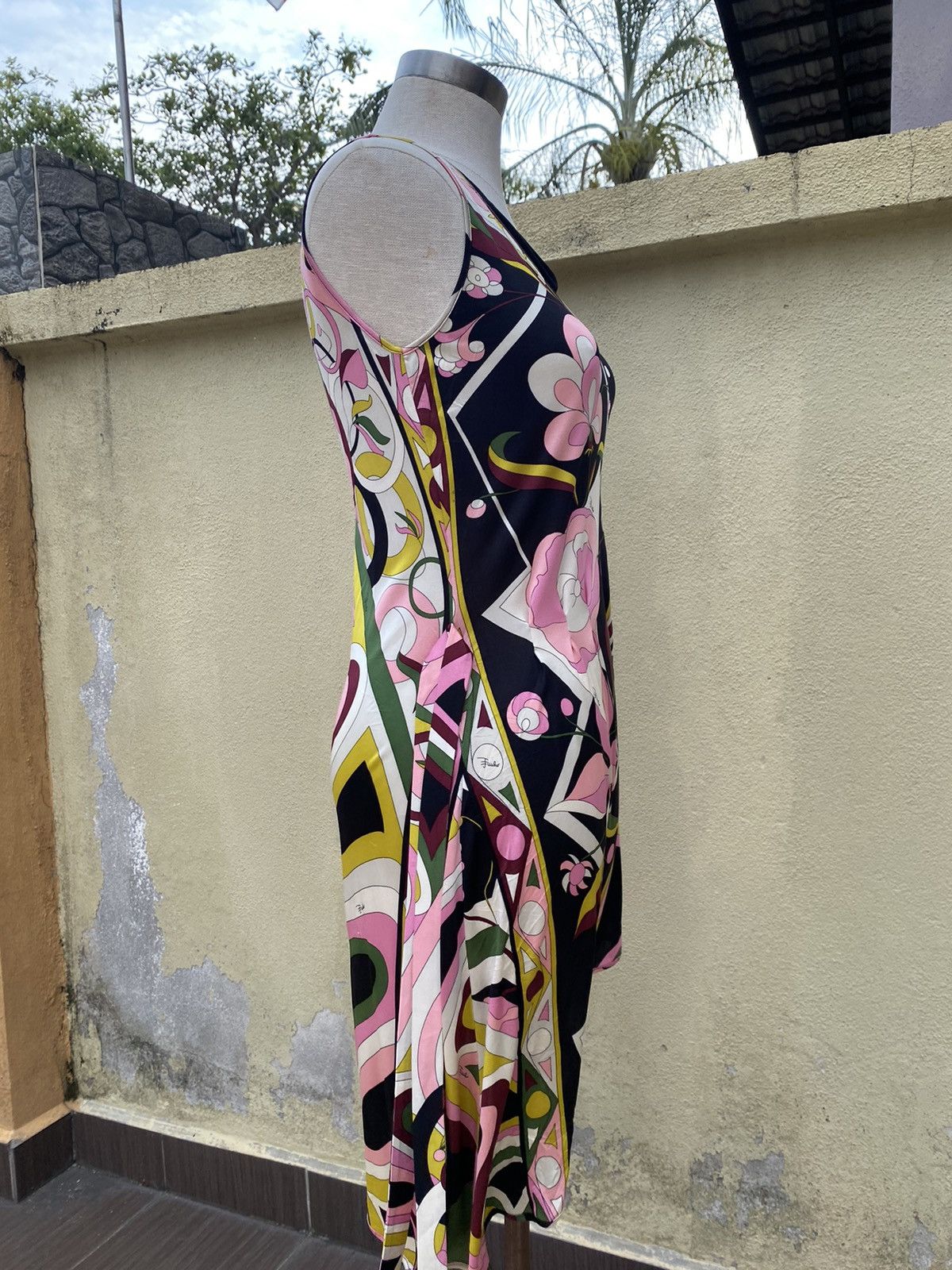 Emilio Pucci asymetrical silk dress Size XS / US 0-2 / IT 36-38 - 7 Thumbnail