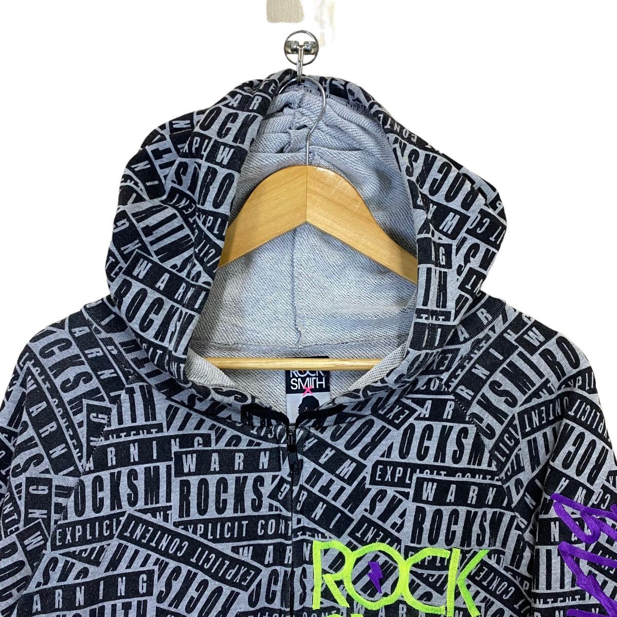 Japanese Brand × Le Grande Bleu (L.G.B.) Rock Smith x Baby Shoop Overprint Zipper Hoodie Size US M / EU 48-50 / 2 - 4 Thumbnail
