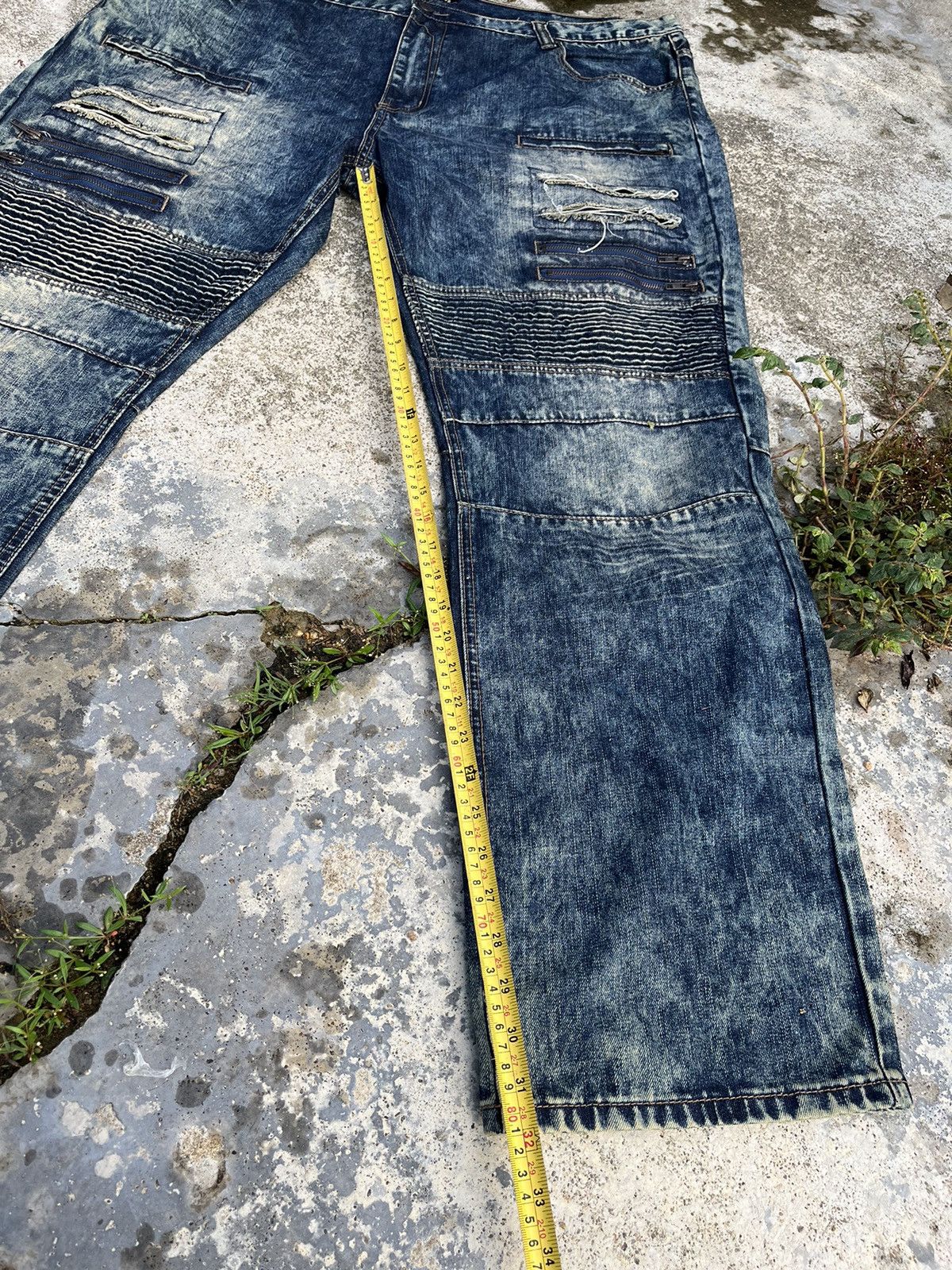 If Six Was Nine × Japanese Brand × Le Grande Bleu (L.G.B.) Baggy Crazy LGB Inspired Denim Size US 38 / EU 54 - 12 Thumbnail