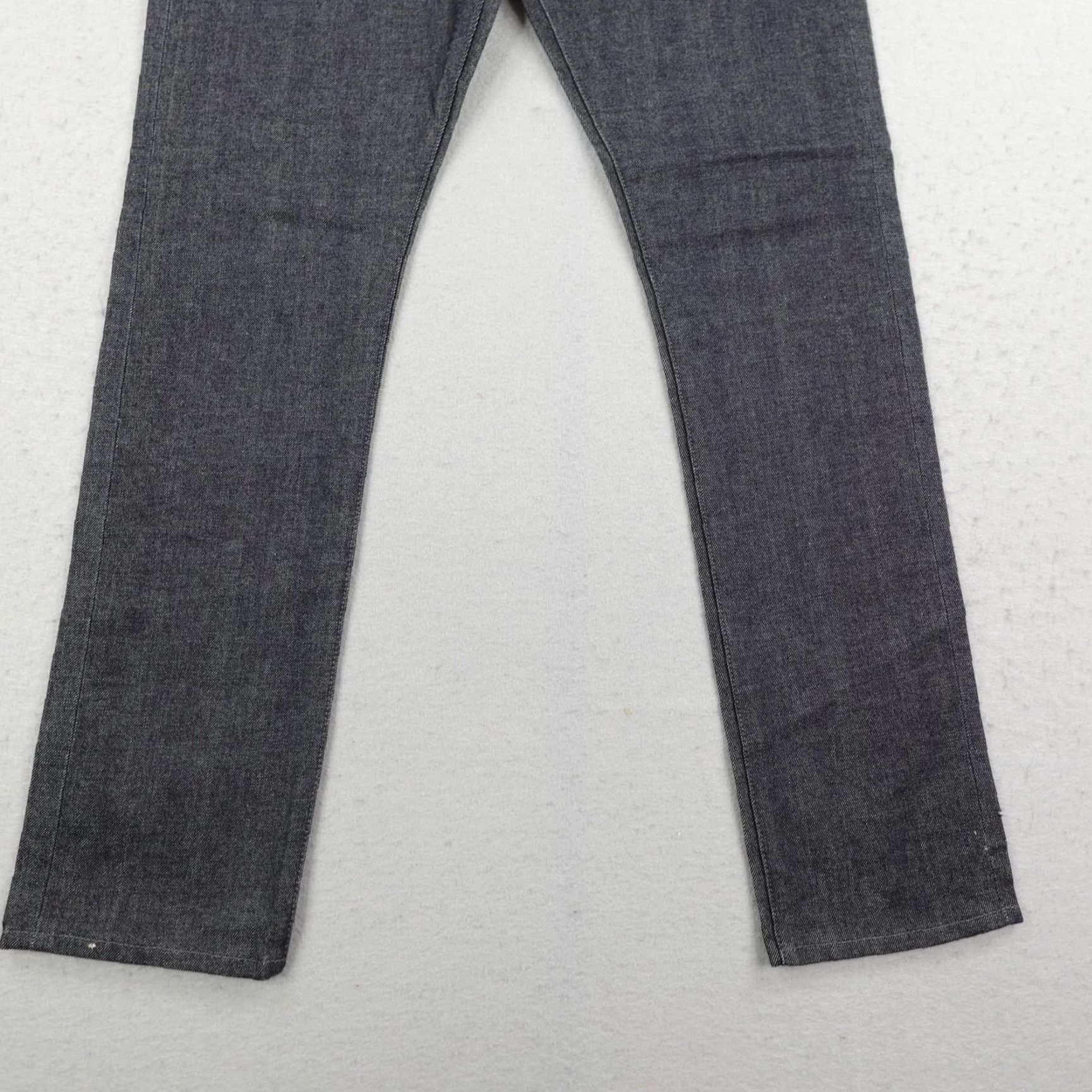Denime DSTLD Jeans Mens 36x32 Skinny Fit Selvedge Denim Charcoal Gray Inseam 32 Waist 36 Mens Size US 36 / EU 52 - 3 Thumbnail