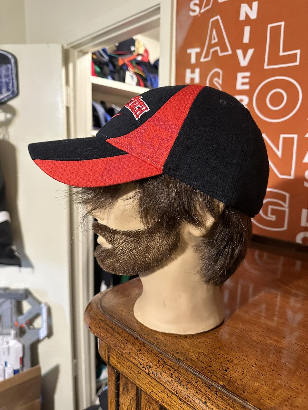 NCAA × Nike × Vintage Vintage NCAA Nike Texas Tech Red Raiders hat 00s Size ONE SIZE - 5 Thumbnail