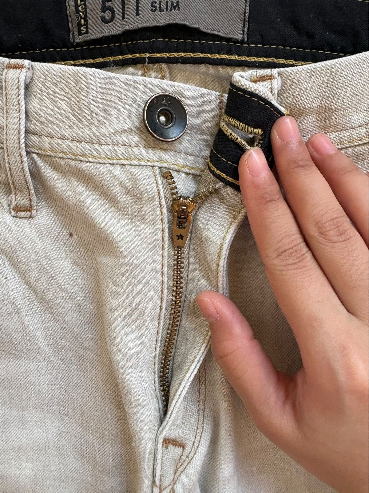Levi's SALES🔥Vintage 90s Levis 511 Mud Wash Distressed Slim Jeans Size US 27 - 3 Thumbnail