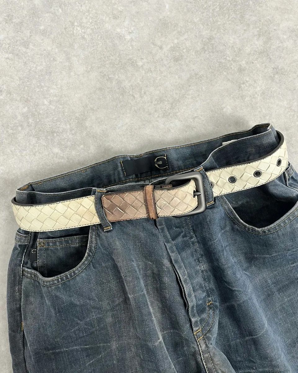 Bottega Veneta Bottega Veneta Beige Woven Leather Belt Size ONE SIZE - 2 Thumbnail