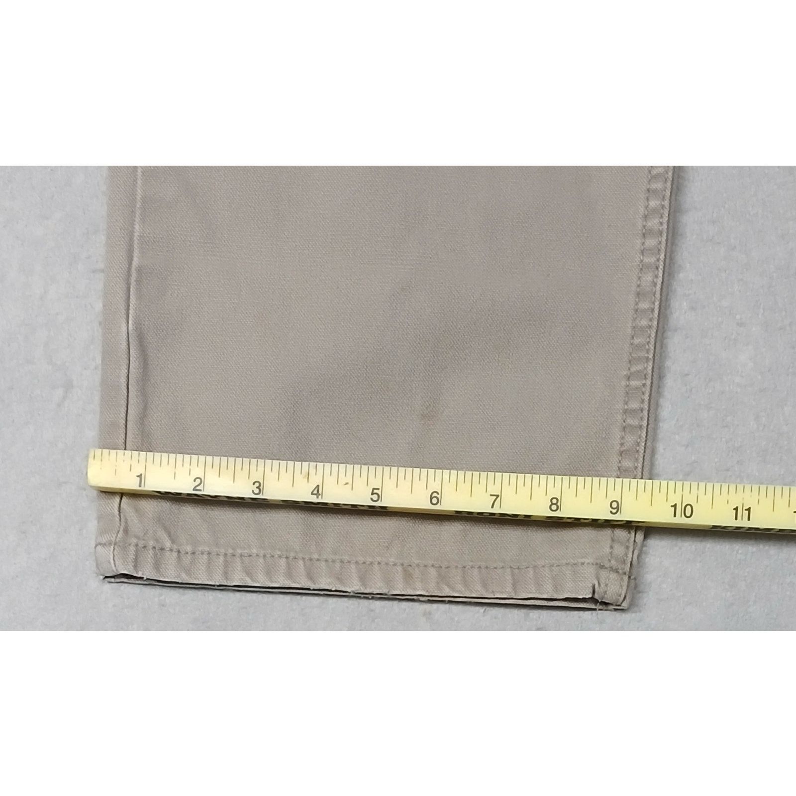 SCHMIDT C.T. Schmidt Workwear (36x30) Beige Carpenter Relaxed Jeans Size US 36 / EU 52 - 2 Thumbnail