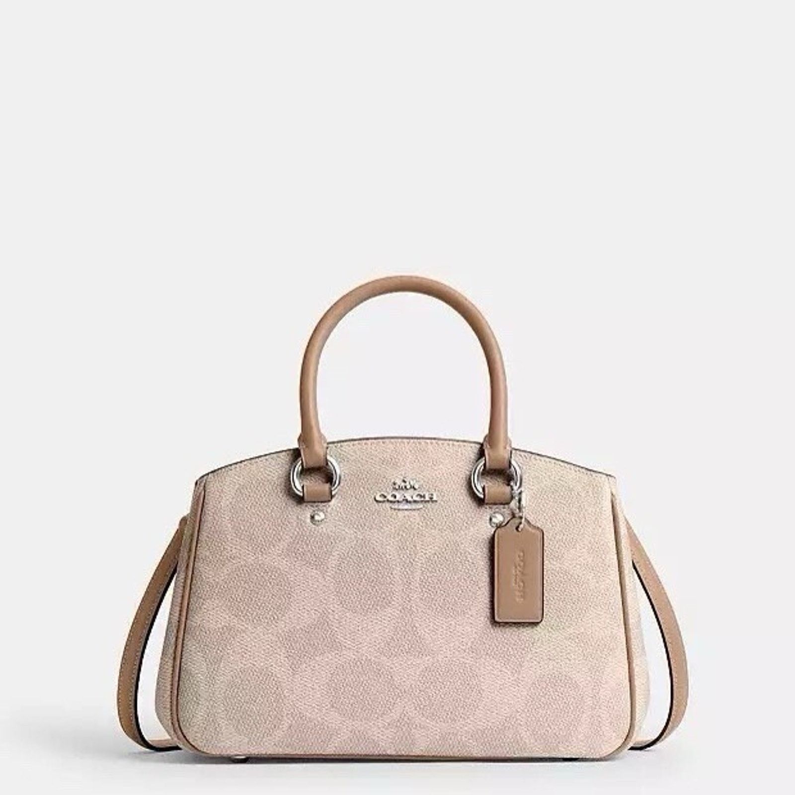 Coach NWT Coach Savannah Small Carryall Bag CAL53 Sand/Taupe Size ONE SIZE - 6 Thumbnail