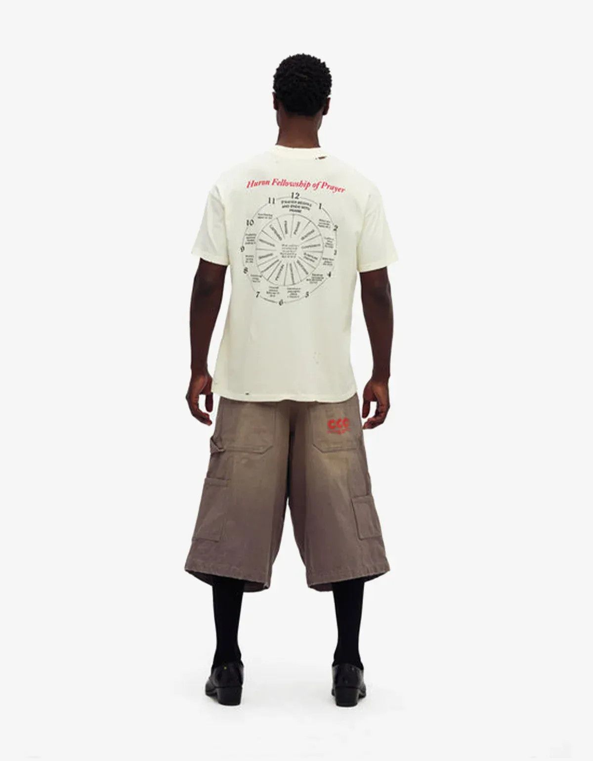 Willy Chavarria Willy Chavarria White Keep Praying T-Shirt Size US M / EU 48-50 / 2 - 5 Thumbnail