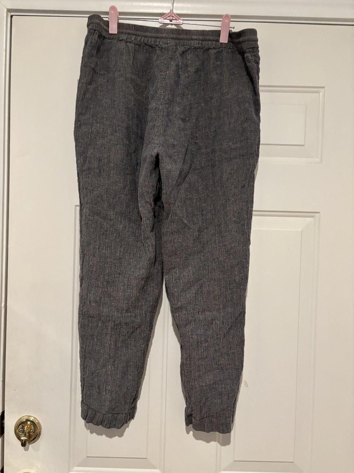 Designer Womens Poetry sz L beachy/coastal blue cotton #369 Size 36" / US 14 / IT 50 - 2 Thumbnail