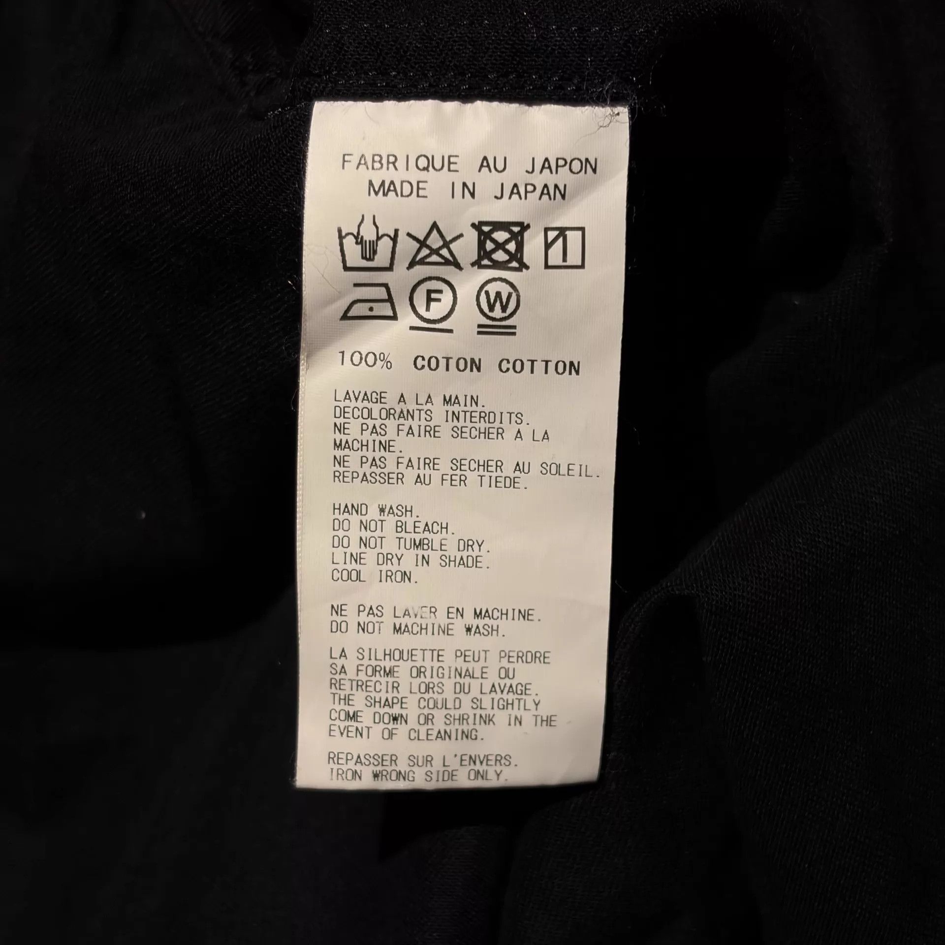 Yohji Yamamoto Yohji Yamamoto 17SS PH Back Sig Print Staff Shirt Size US L / EU 52-54 / 3 - 7 Thumbnail