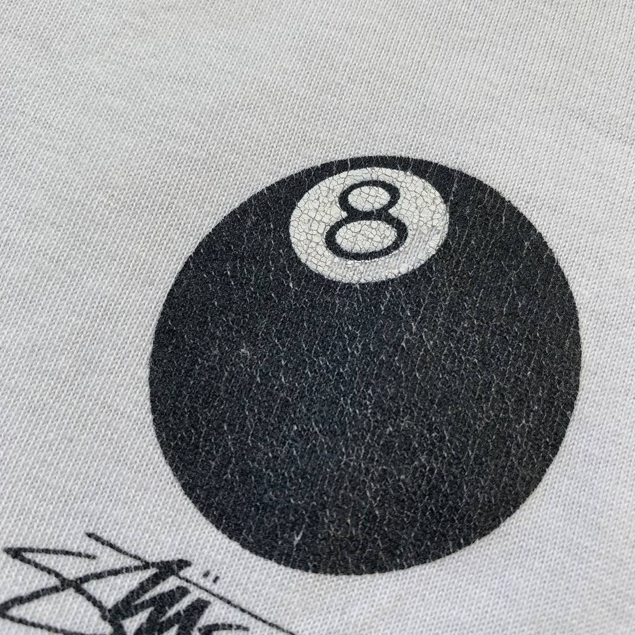 Streetwear × Stussy × Vintage Vintage distressed stussy ball 🎱 logo tee shirt Size US S / EU 44-46 / 1 - 4 Thumbnail