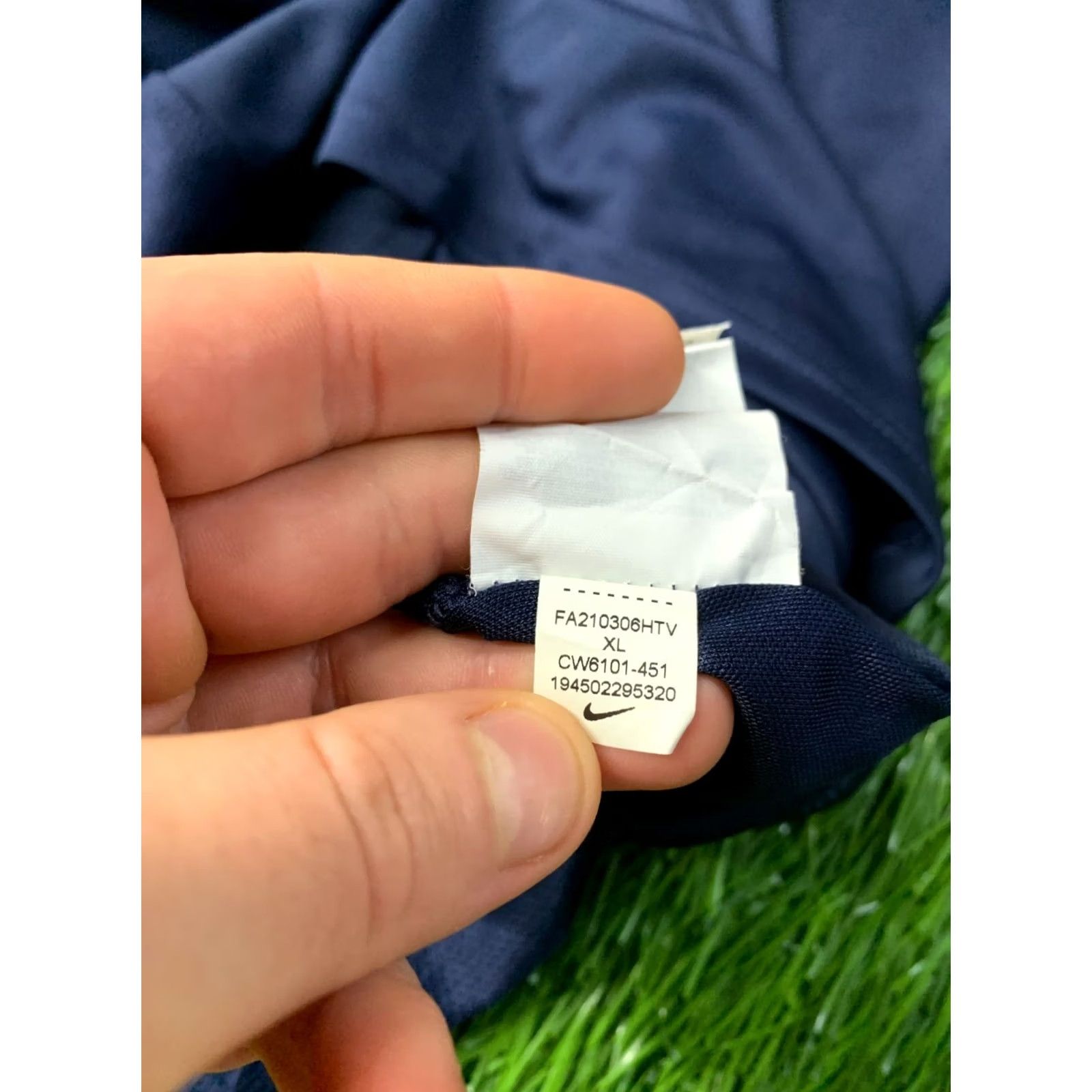 Nike NIKE ACADEMY DRI-FIT ORIGINAL 2021 MEN FOOTBALL SHIRT JERSEY TEE SIZE XL Navy White Size US XL / EU 56 / 4 - 6 Thumbnail