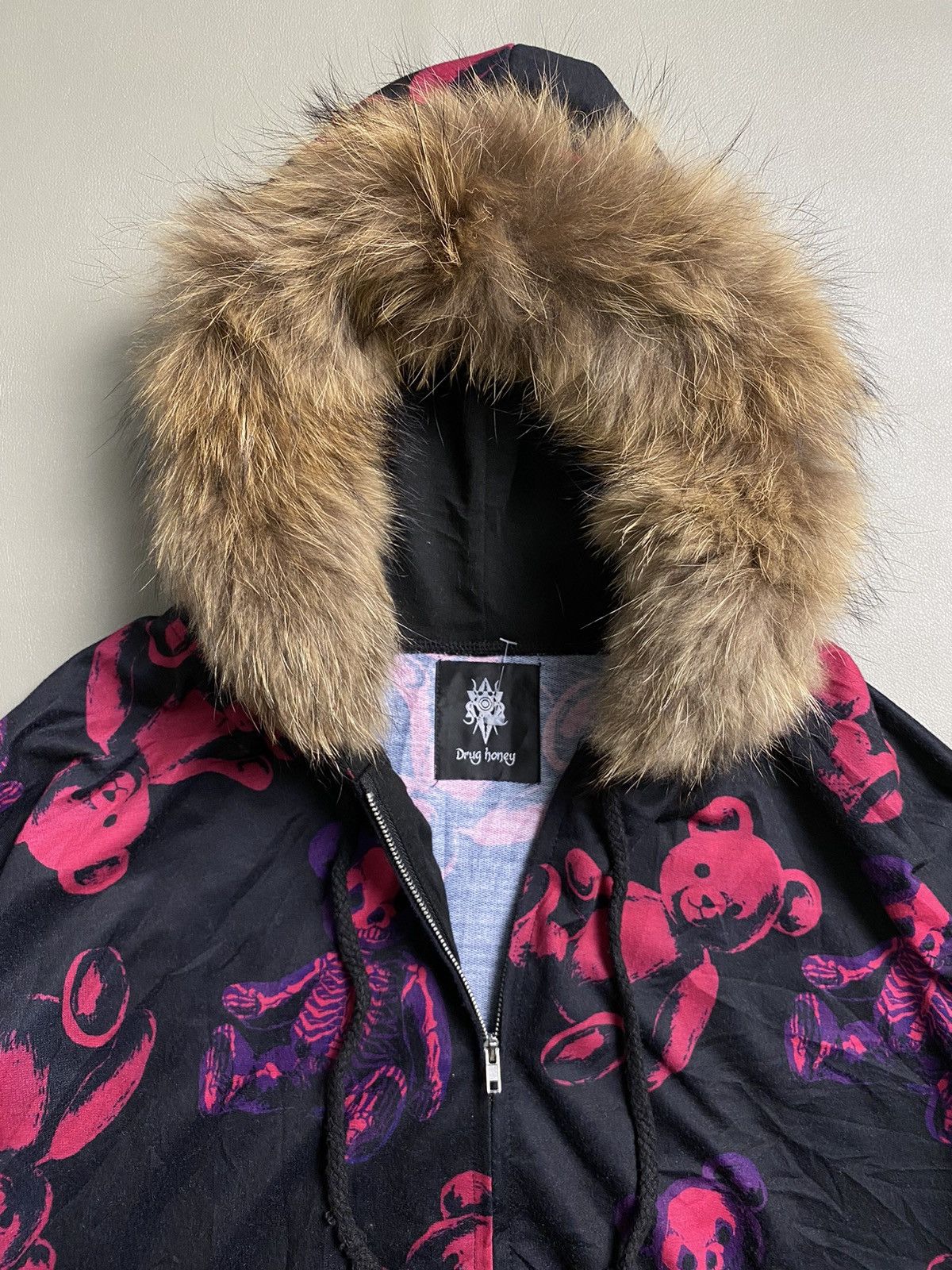 If Six Was Nine × Japanese Brand × Le Grande Bleu (L.G.B.) Drug Honey Fur Hoodie Ifsix Lgb Style Size US XL / EU 56 / 4 - 5 Thumbnail
