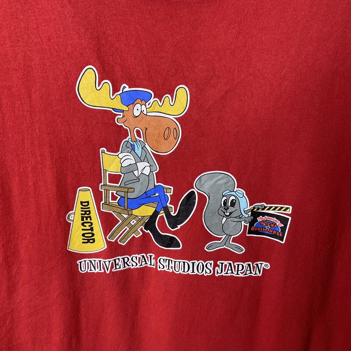 Universal Studios × Vintage Vintage 2000s The Adventures of Rocky and Bullwinkle Promo T Size US M / EU 48-50 / 2 - 2 Thumbnail