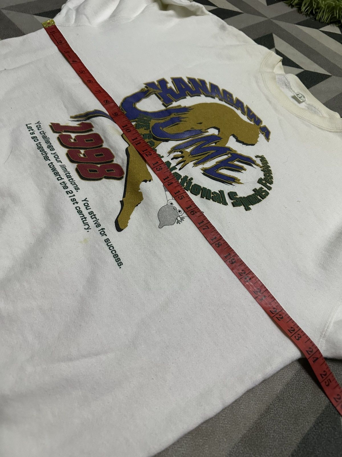 Vintage Vtg Kanagawa Yume National Sports Festival 1998 sweatshirt Size US L / EU 52-54 / 3 - 4 Thumbnail