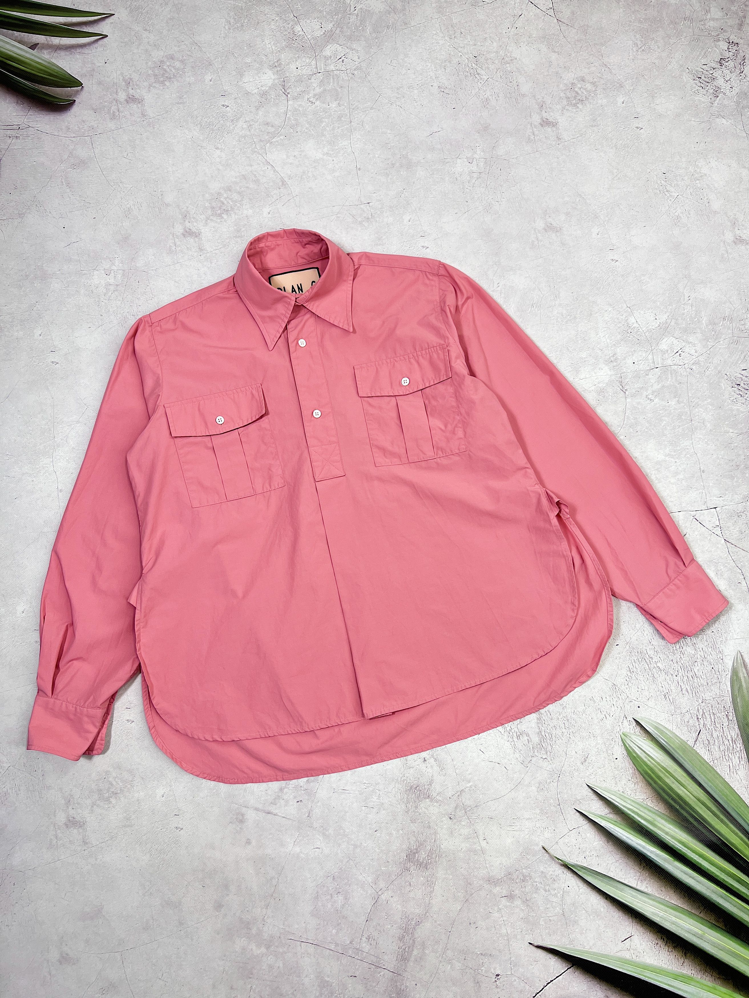 Designer × Plan C Plan C Shirt Women Pink Cargo Designer Size M / US 6-8 / IT 42-44 - 2 Thumbnail