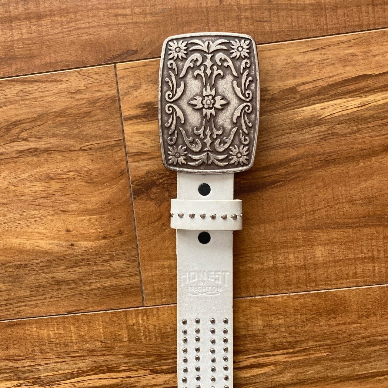 Brighton × Japanese Brand Brighton Studded Belt Size 32 - 1 Thumbnail