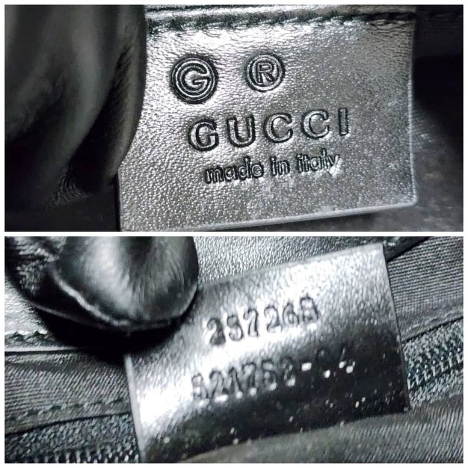 Gucci Authentic Gucci GG Canvas Leather 2way Shoulder Bag Black Size ONE SIZE - 2 Thumbnail