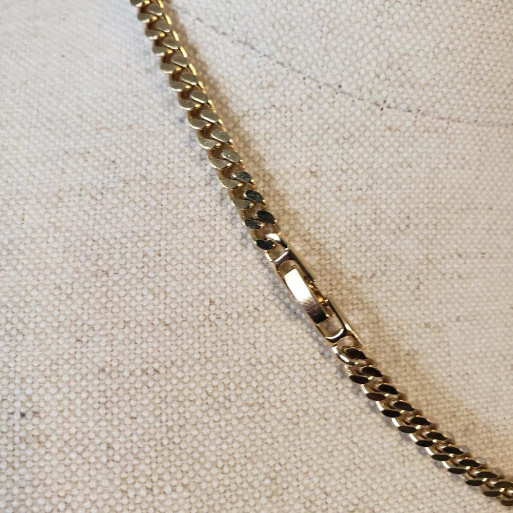 Designer 24kt Gold Filled Cuban Link 18" Necklace Size ONE SIZE - 4 Thumbnail