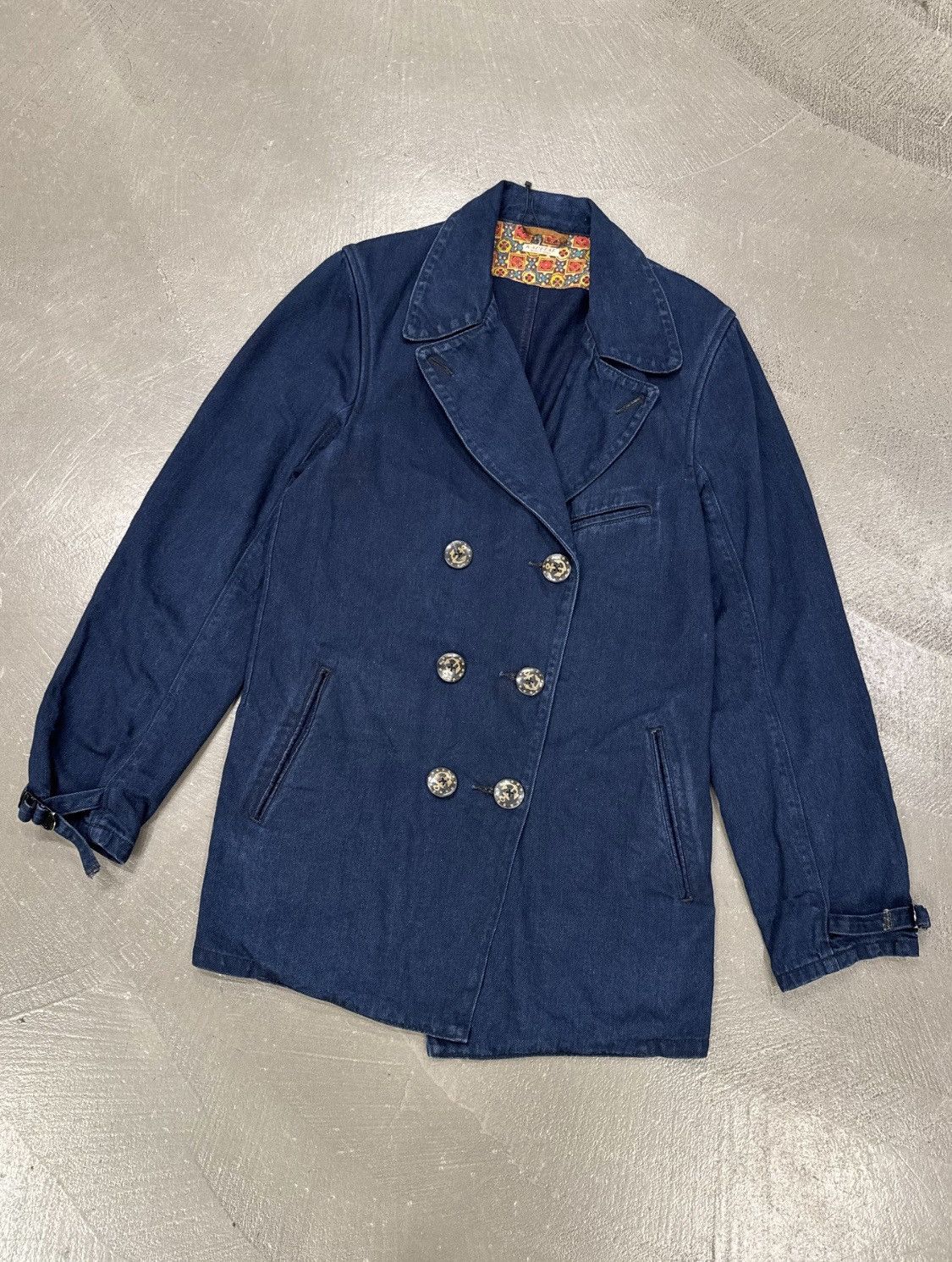Kapital 2000S Kapital Asymmetrical Denim Coat Size US M / EU 48-50 / 2 - 2 Thumbnail